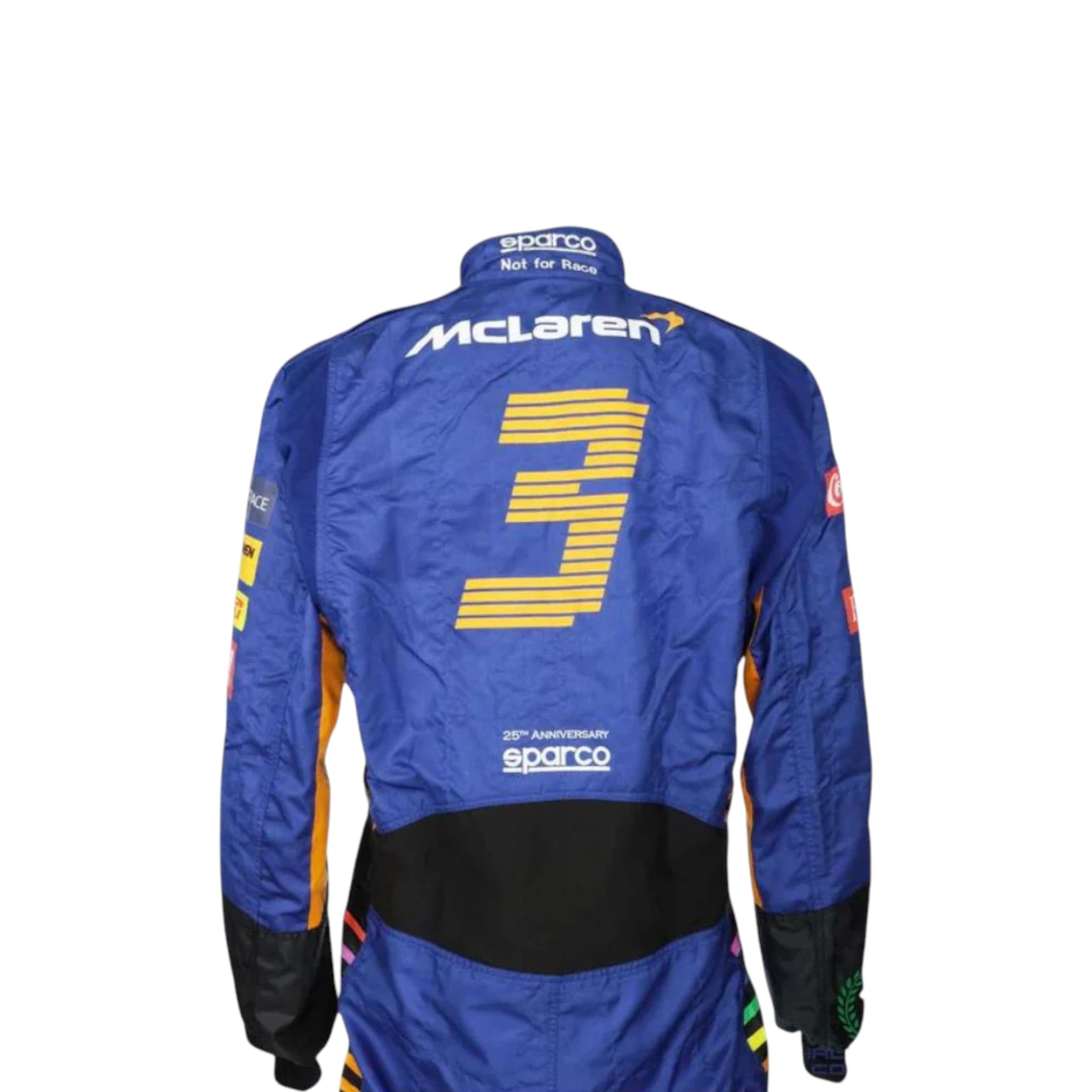 Daniel Ricciardo 2021 Mclaren F1 Race Suit detail view 3 - Grand Flex Racewear