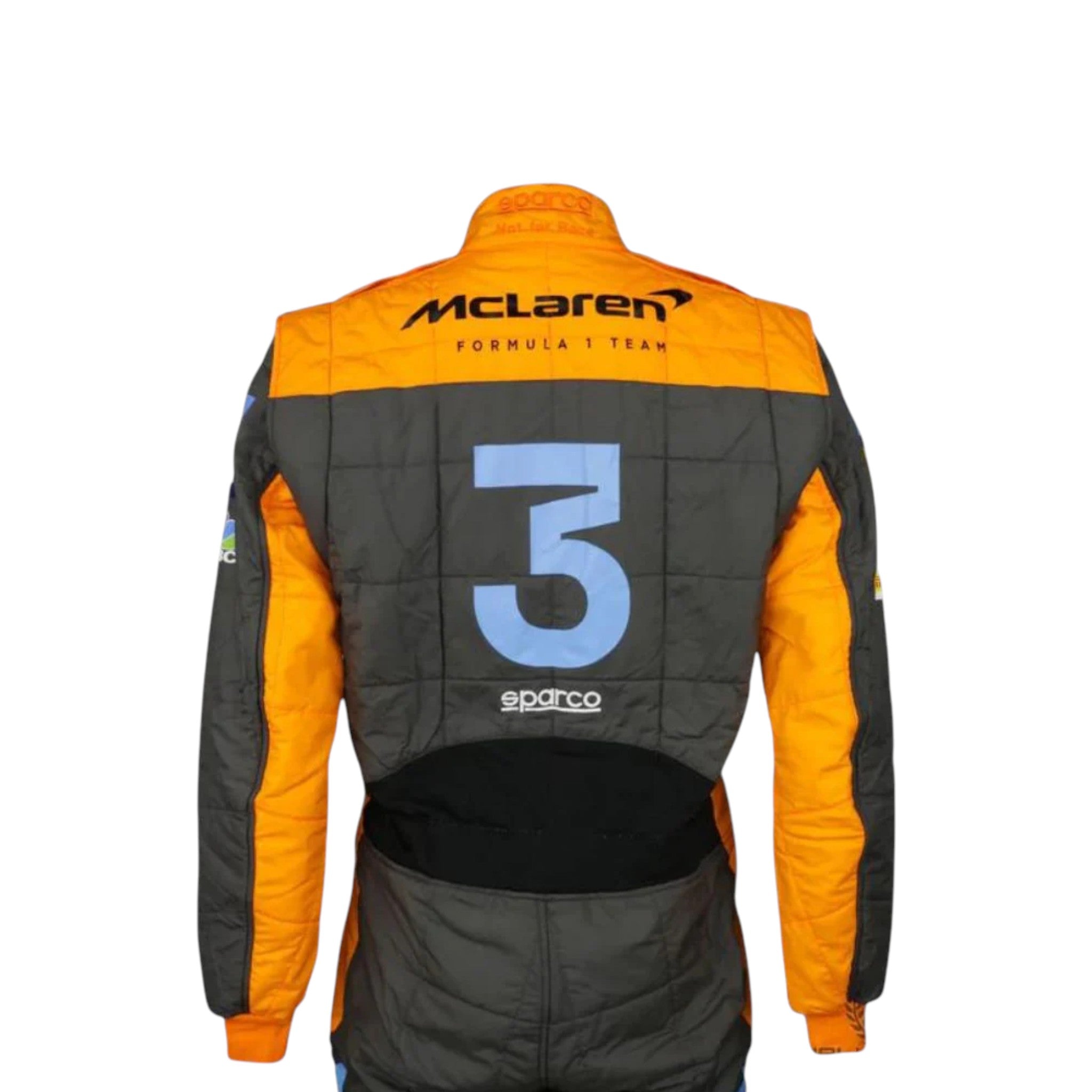 Daniel Ricciardo 2022 Mclaren F1 Race Suit detail view 3 - Grand Flex Racewear