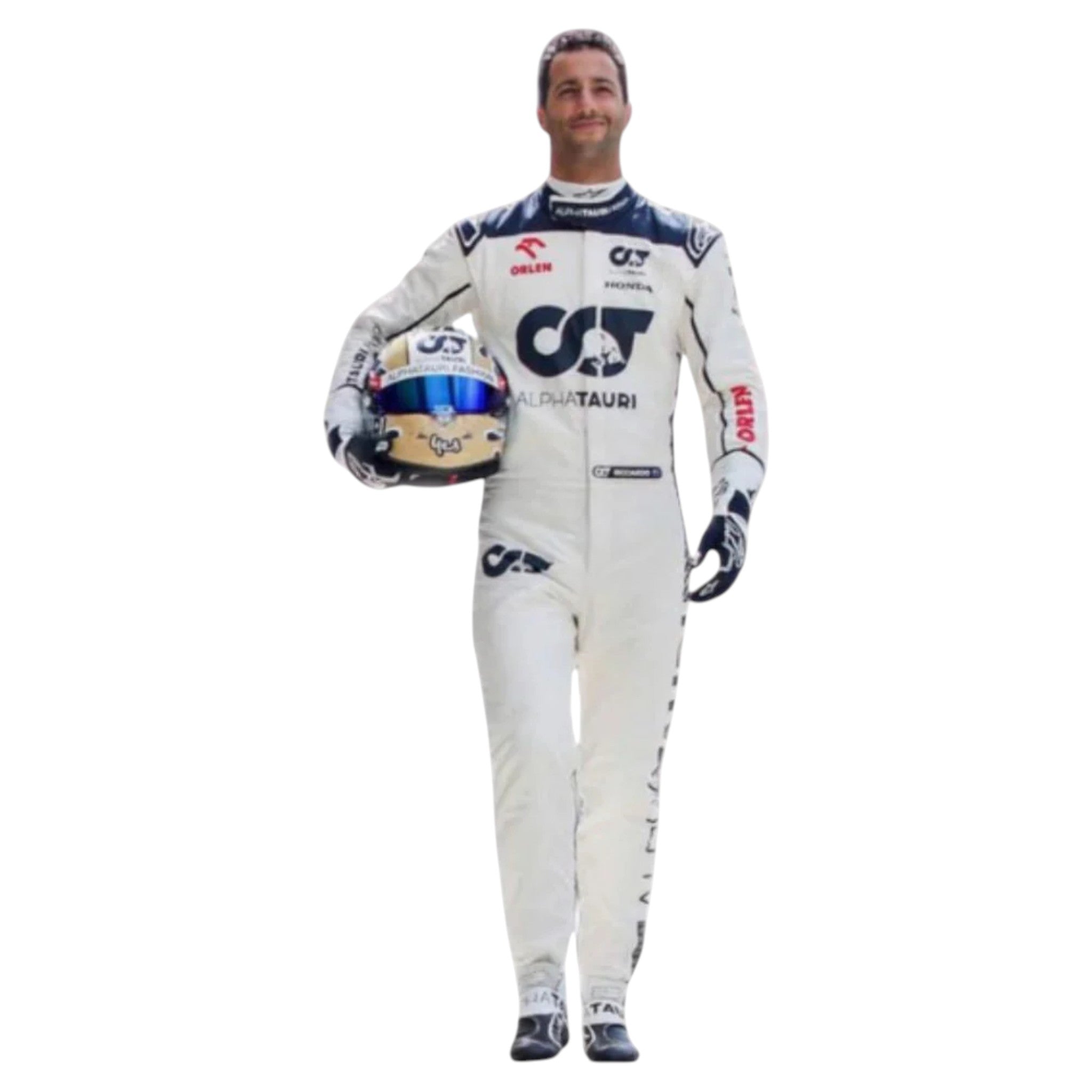 Daniel Ricciardo 2023 AlphaTauri F1 Race Suit product view - Grand Flex Racewear