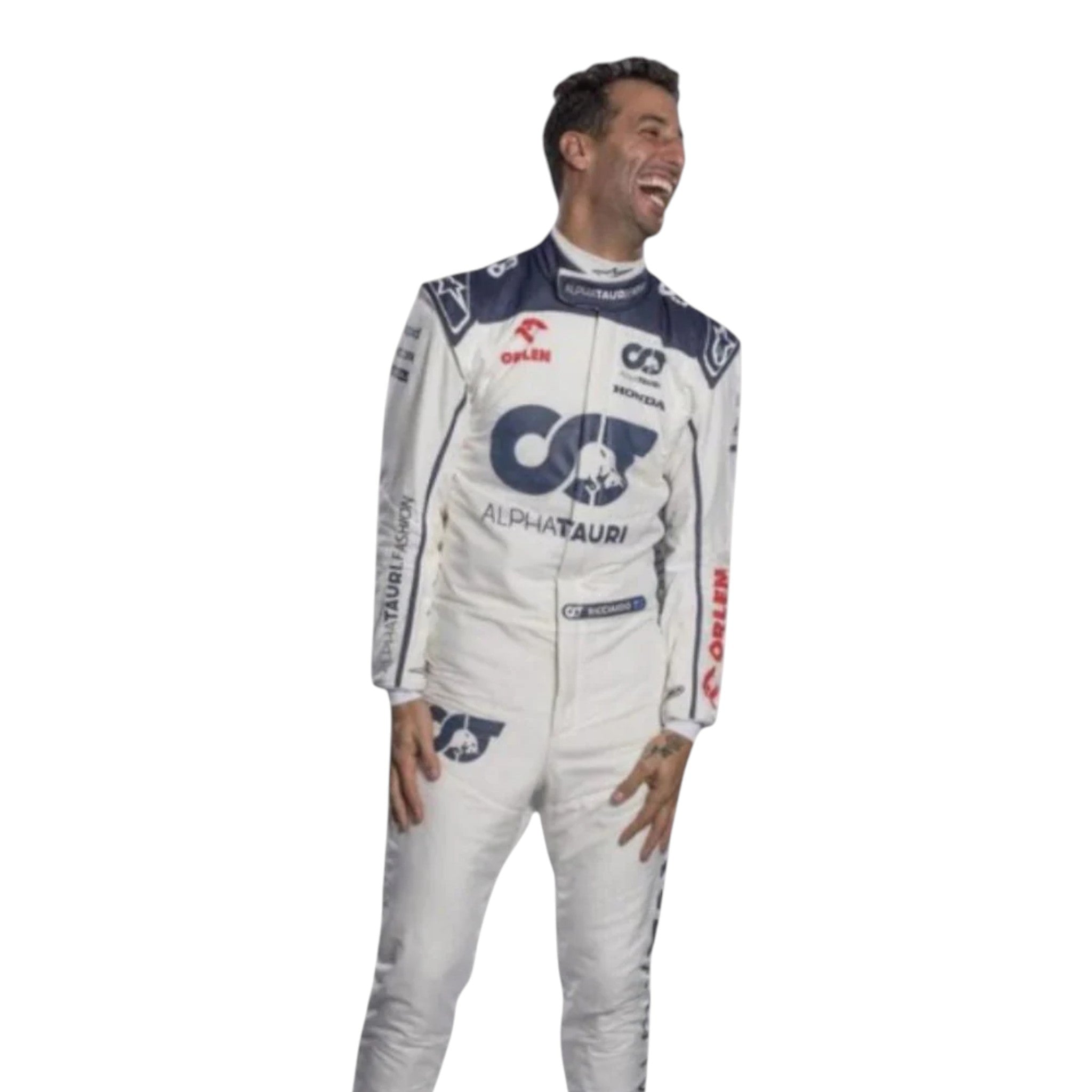 Daniel Ricciardo 2023 AlphaTauri F1 Race Suit detail view 2 - Grand Flex Racewear