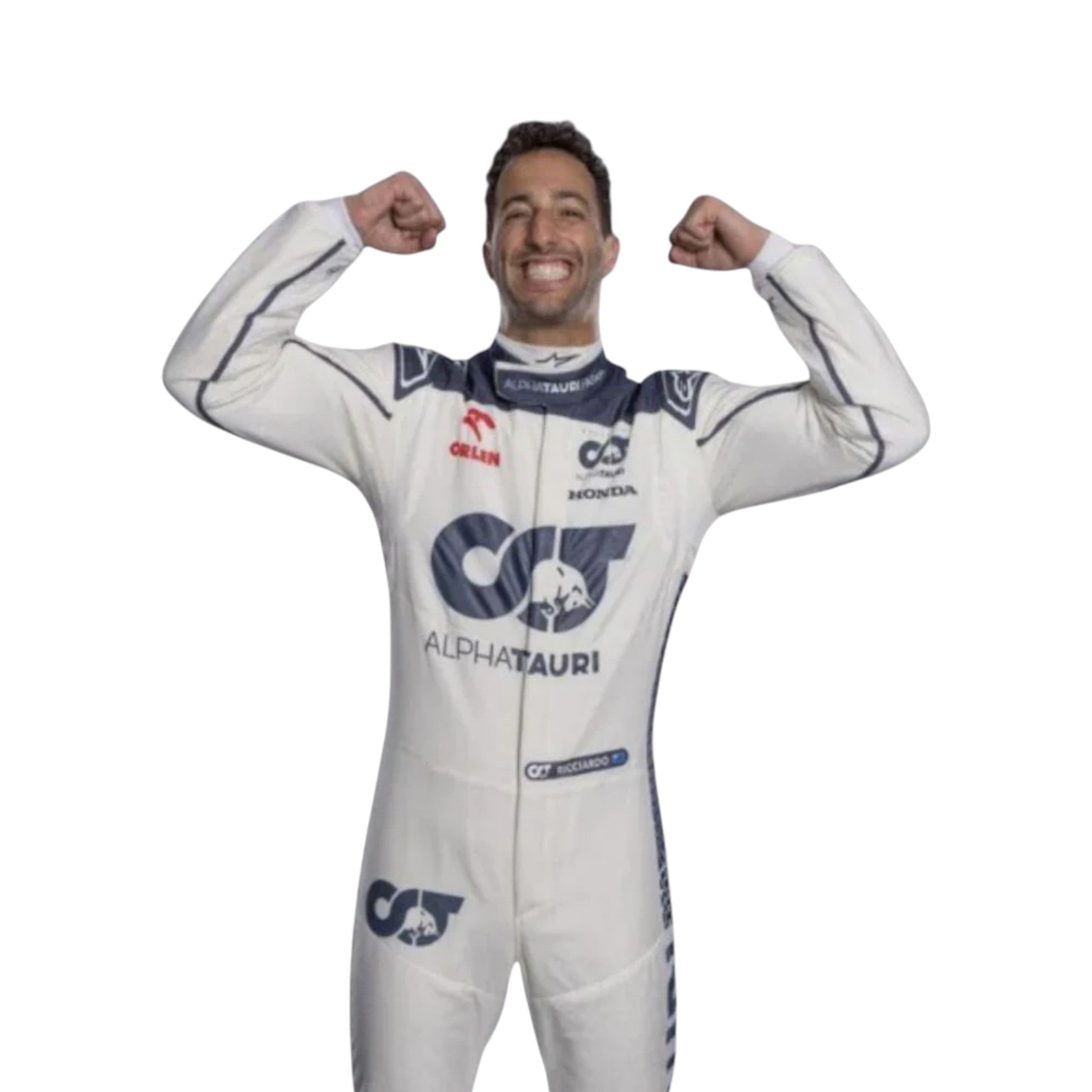 Daniel Ricciardo 2023 AlphaTauri F1 Race Suit detail view 4 - Grand Flex Racewear