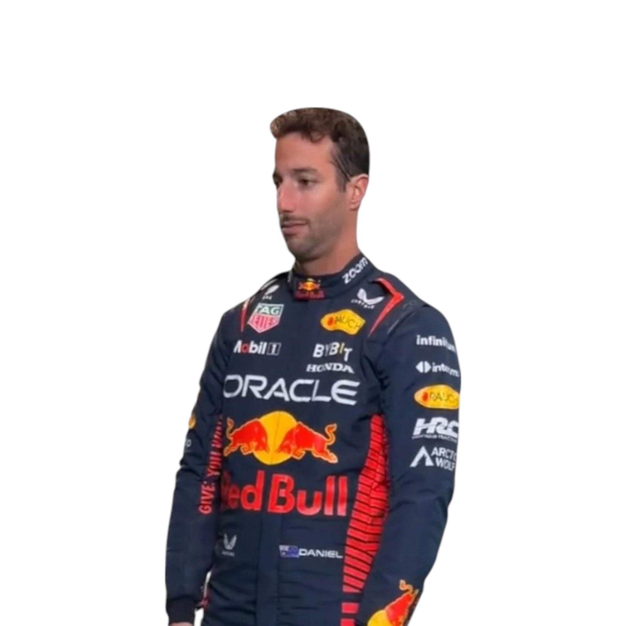 Daniel Ricciardo 2023 Red Bull F1 Race Suit detail view 2 - Grand Flex Racewear