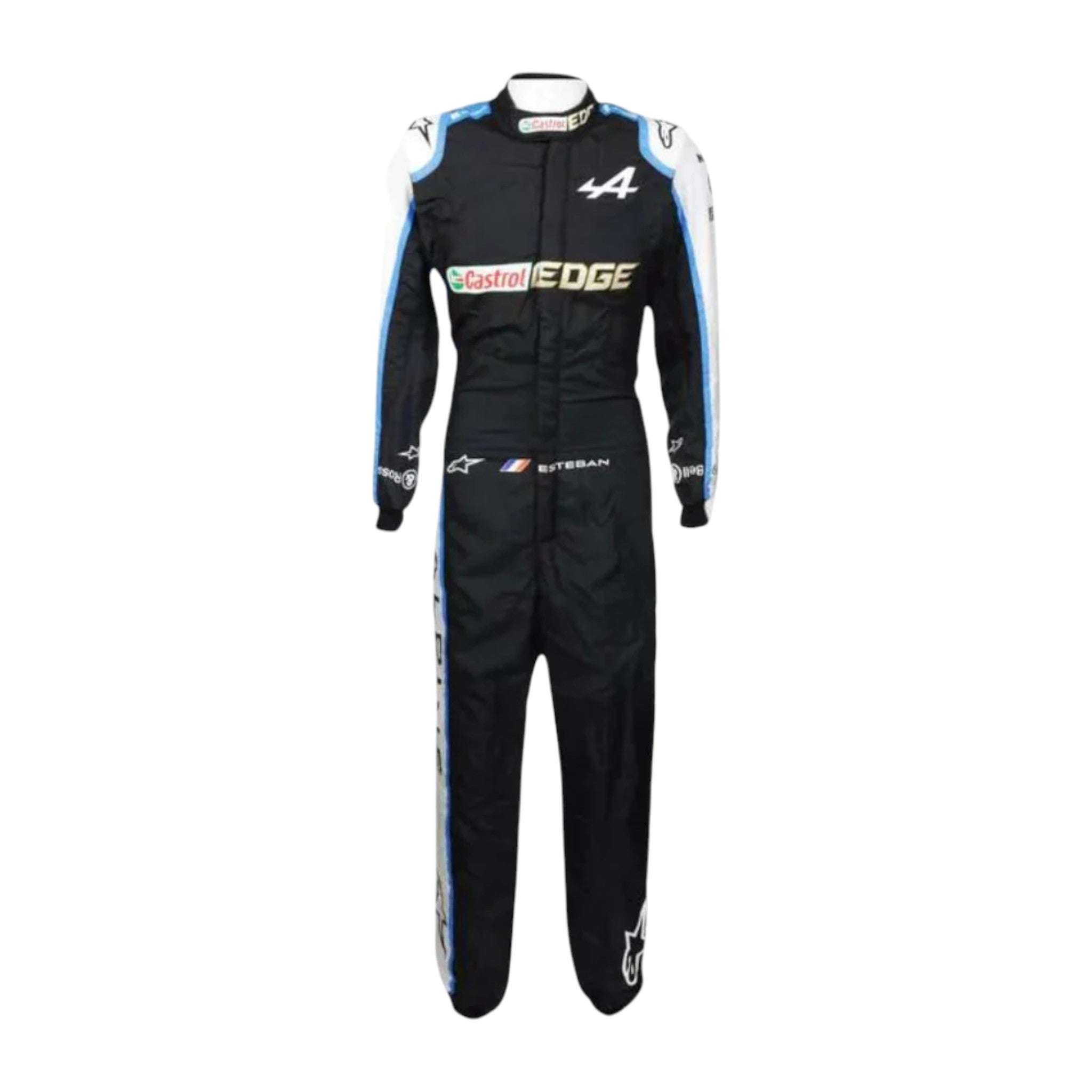 Esteban Ocon 2021 Alpine F1 Race Suit detail view 2 - Grand Flex Racewear