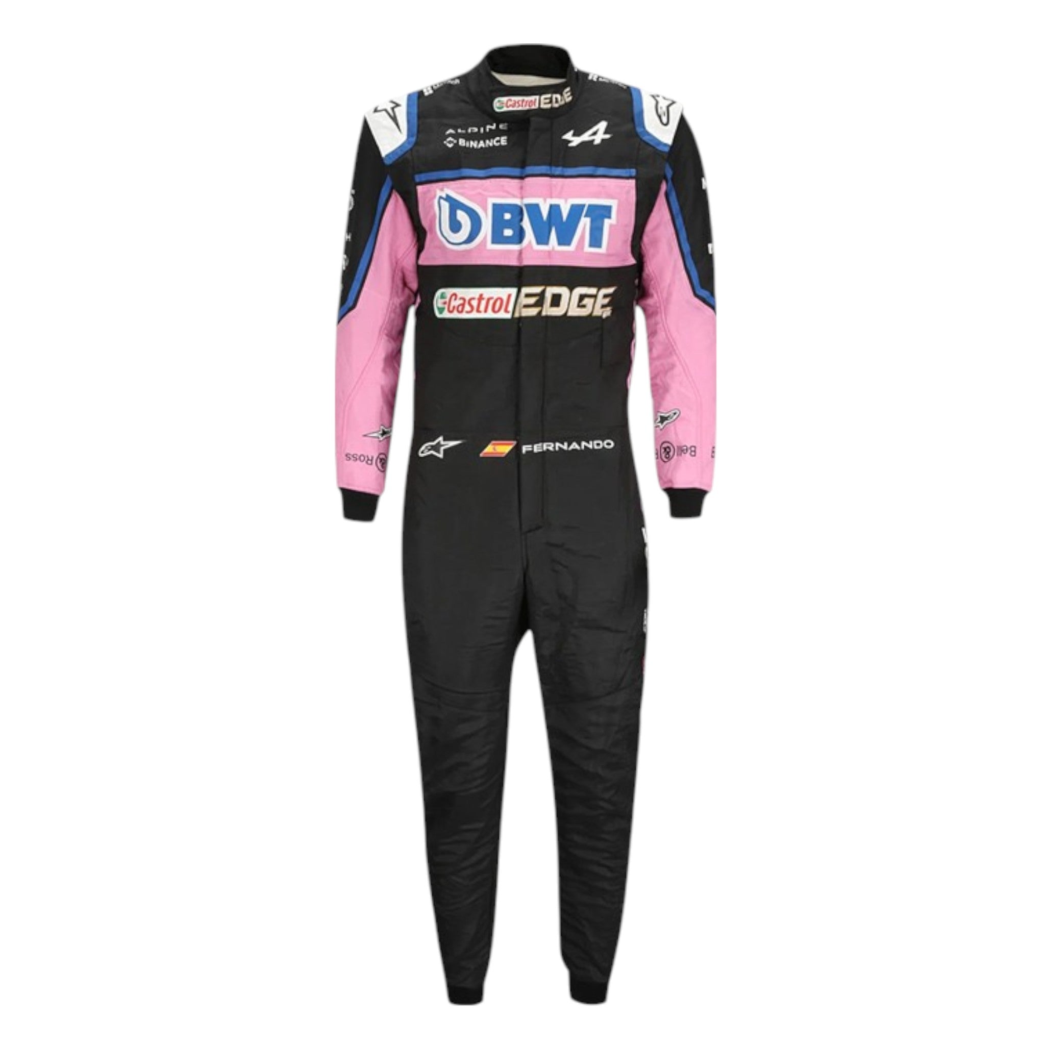 Esteban Ocon 2022 BWT Alpine F1 Race Suit detail view 2 - Grand Flex Racewear