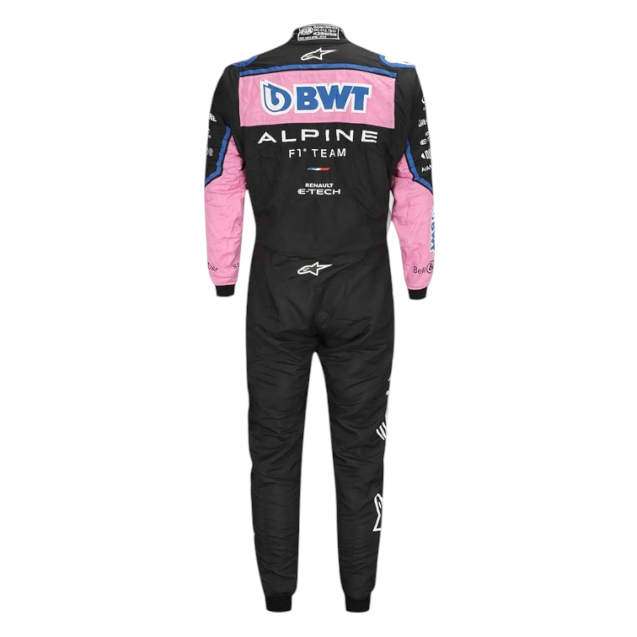 Esteban Ocon 2022 BWT Alpine F1 Race Suit detail view 3 - Grand Flex Racewear