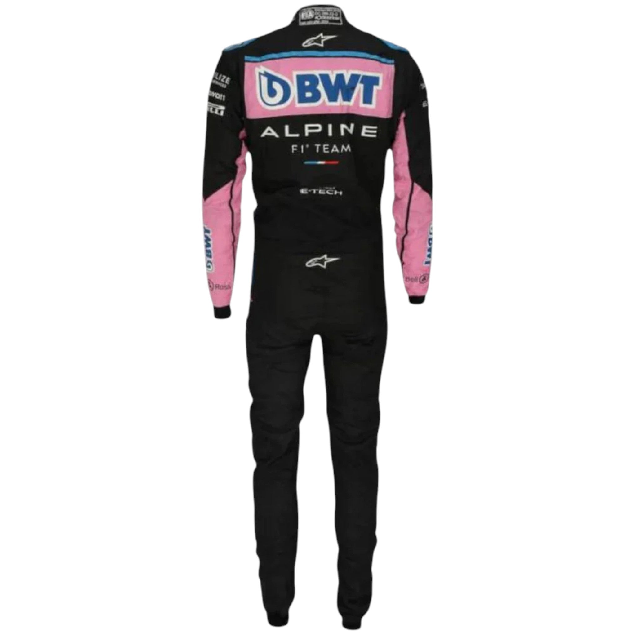 Esteban Ocon 2023 BWT Alpine F1 Race Suit detail view 2 - Grand Flex Racewear