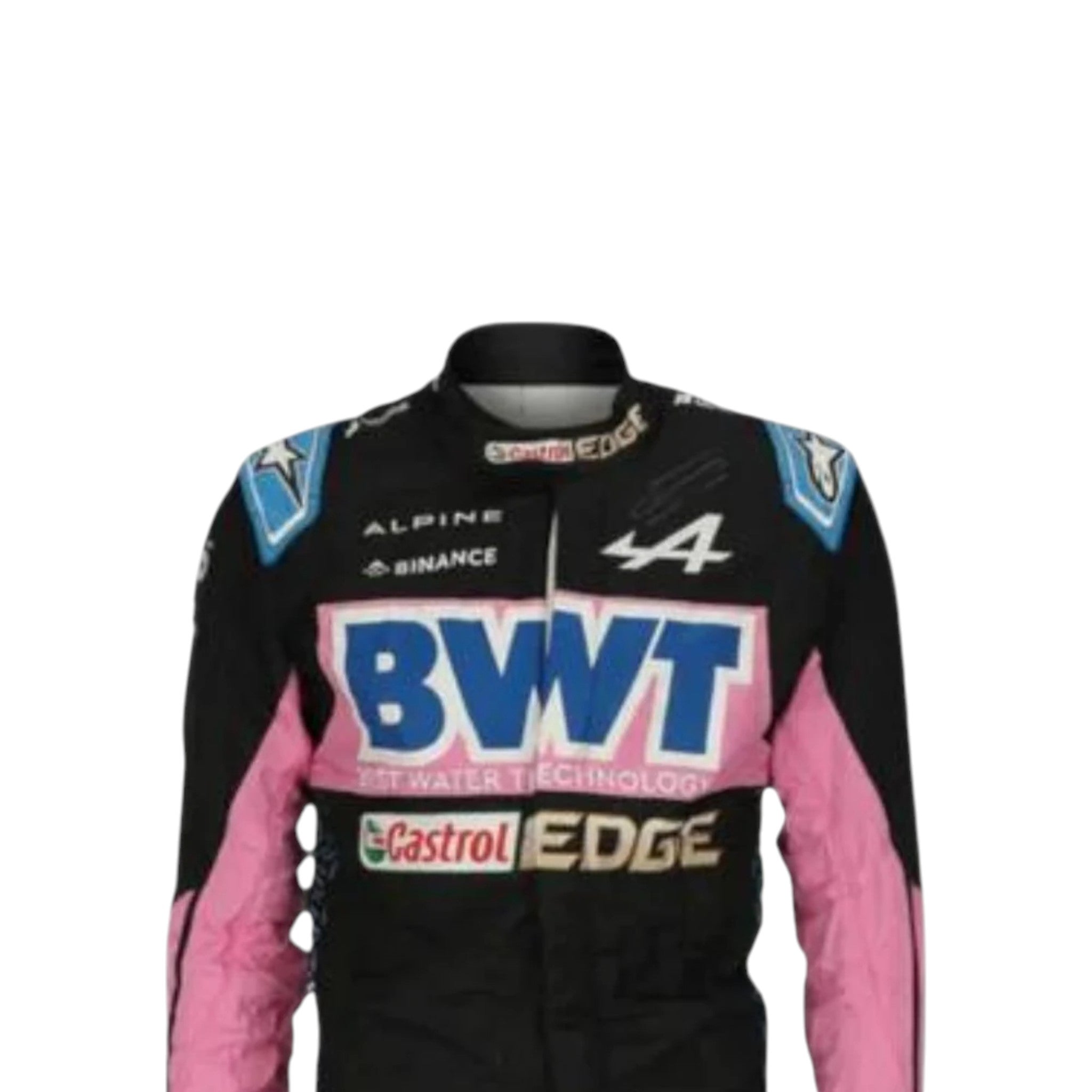 Esteban Ocon 2023 BWT Alpine F1 Race Suit detail view 3 - Grand Flex Racewear