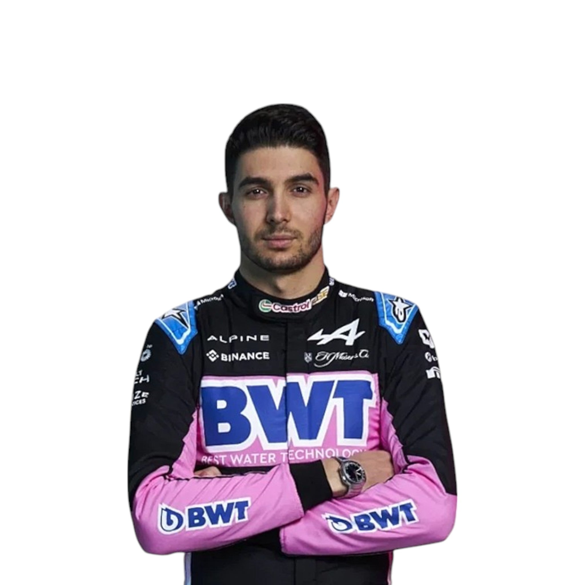 Esteban Ocon 2024 BWT Apline F1 Race Suit product view - Grand Flex Racewear