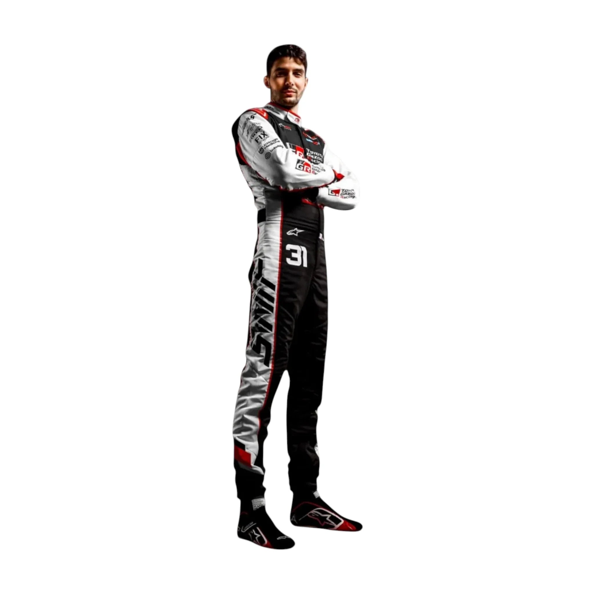Esteban Ocon 2026 Haas F1 Race Suit detail view 2 - Grand Flex Racewear
