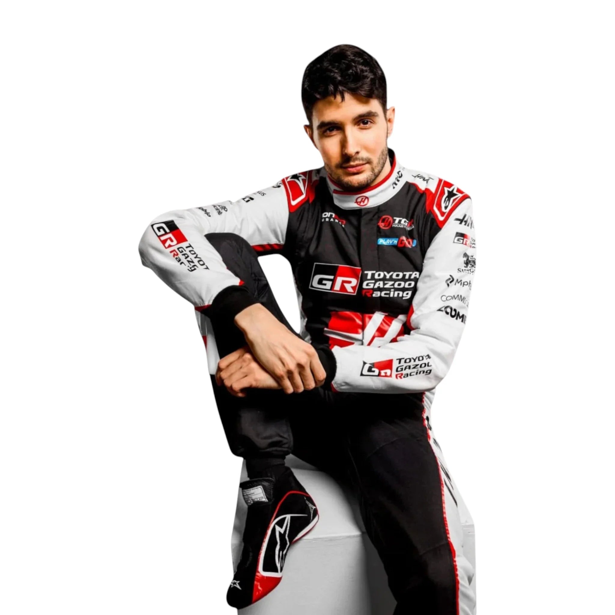 Esteban Ocon 2026 Haas F1 Race Suit detail view 3 - Grand Flex Racewear