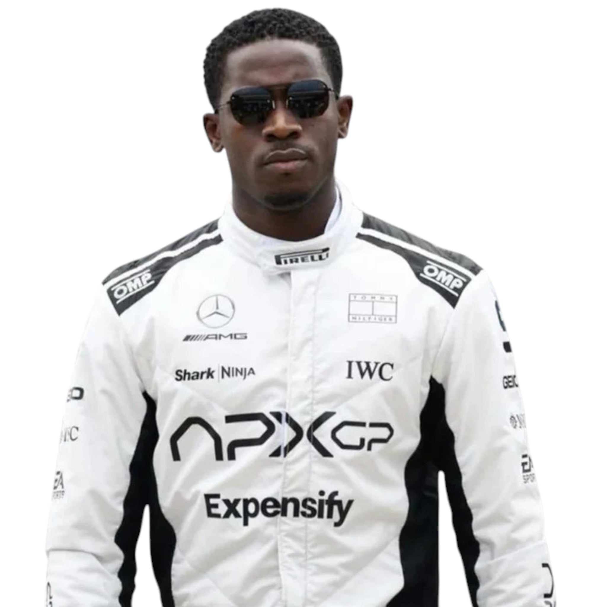 F1 Movie Joshua Pearce (Damson Idris) 2025 F1 Race Suit detail view 2 - Grand Flex Racewear