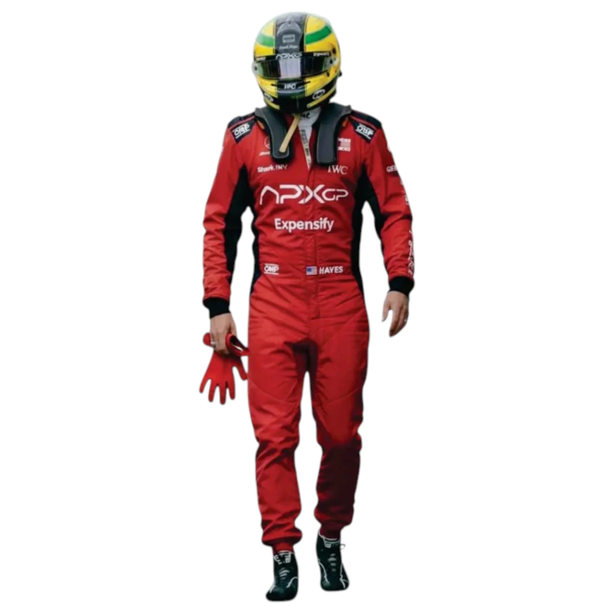 F1 Movie Sonny Hayes (Brad Pitt) 2025 F1 Race Suit (Red) product view - Grand Flex Racewear