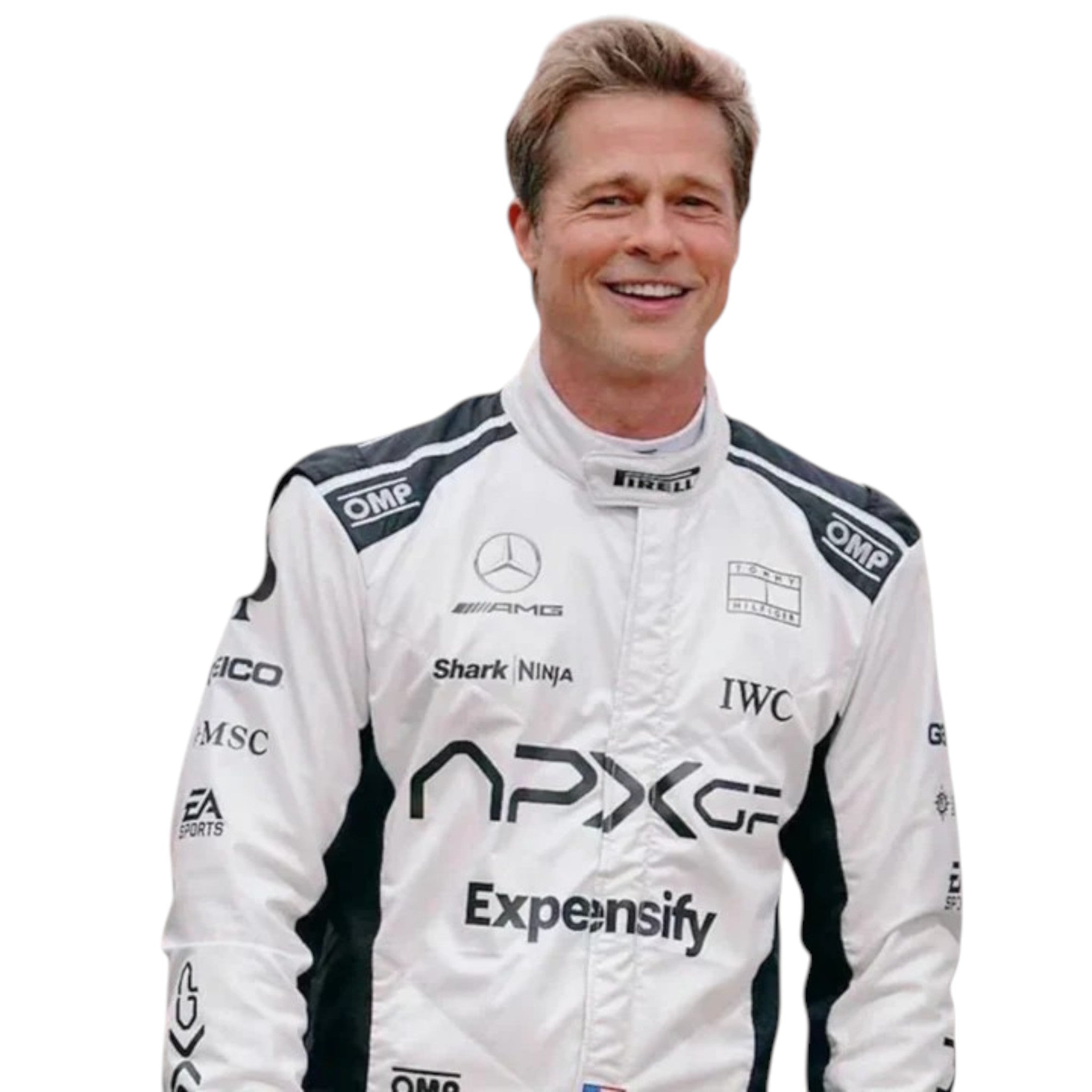 F1 Movie Sony Hayes (Brad Pitt) 2025 F1 Race Suit product view - Grand Flex Racewear