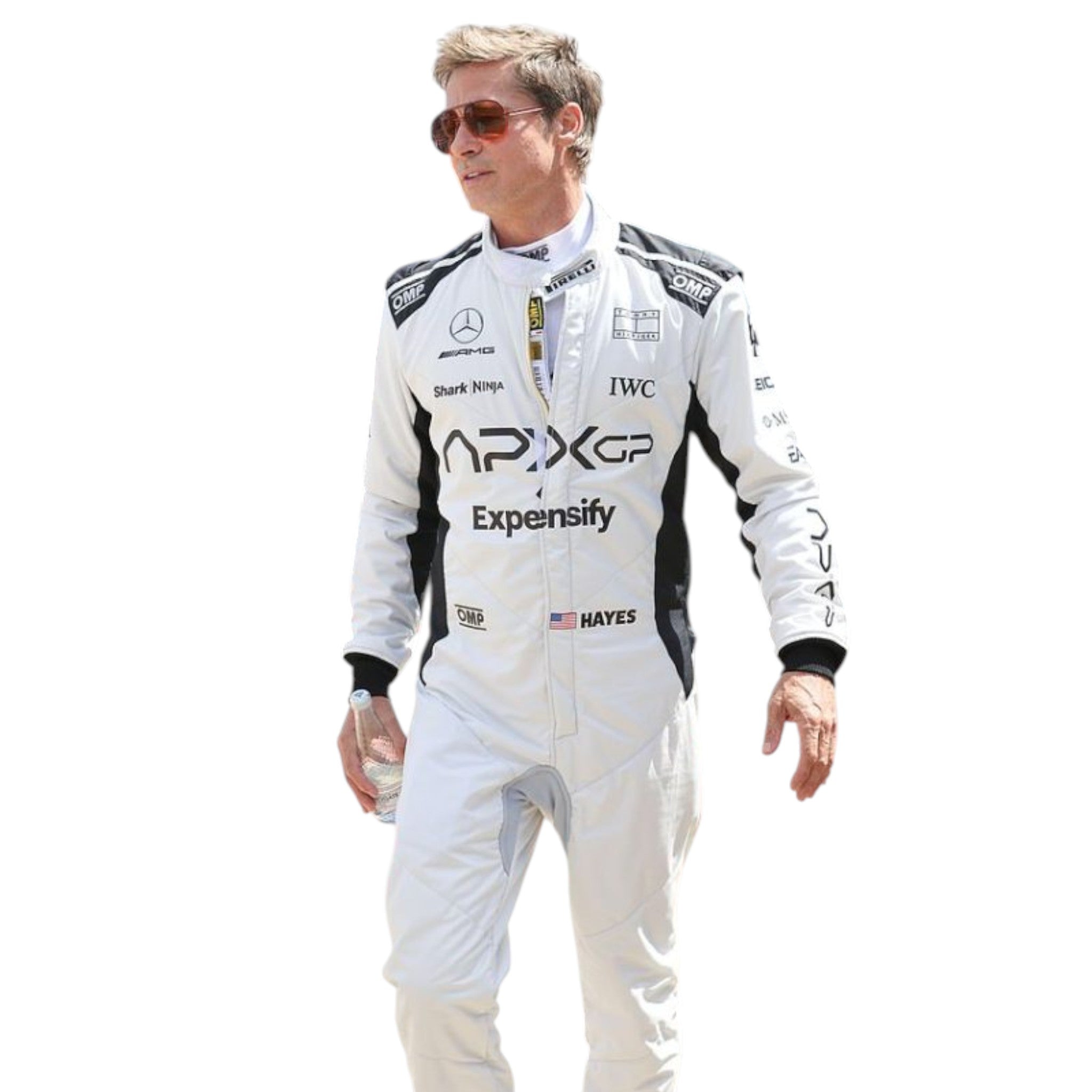 F1 Movie Sony Hayes (Brad Pitt) 2025 F1 Race Suit detail view 2 - Grand Flex Racewear