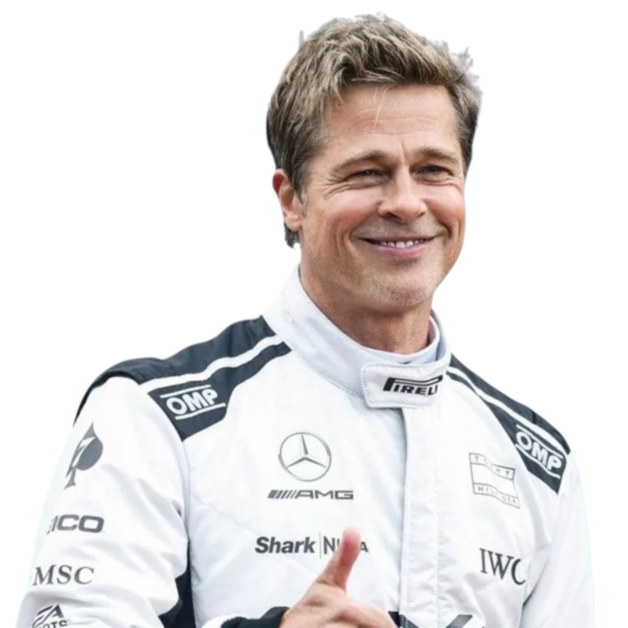 F1 Movie Sony Hayes (Brad Pitt) 2025 F1 Race Suit detail view 3 - Grand Flex Racewear