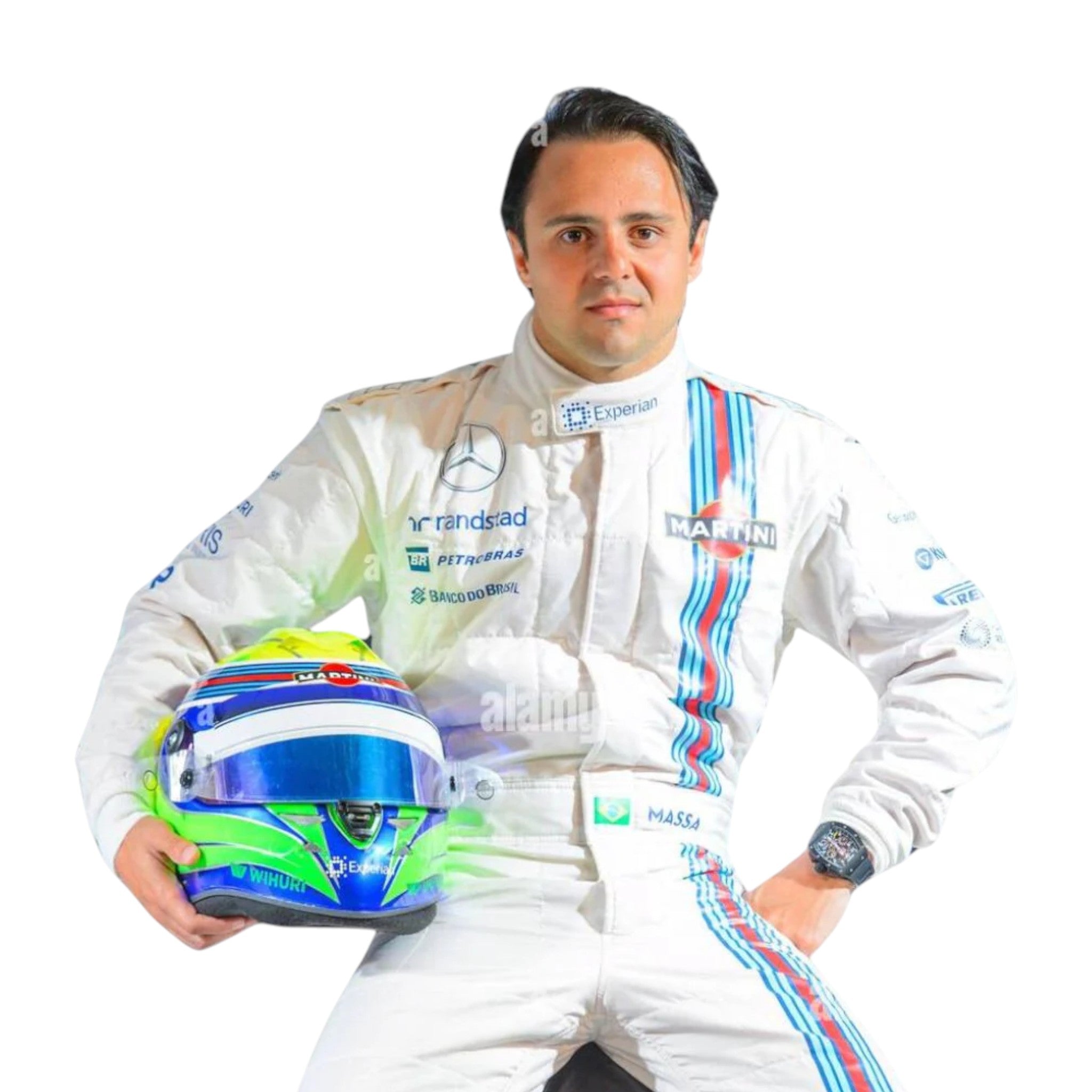 Felipe Massa 2014 Williams F1 Race Suit detail view 3 - Grand Flex Racewear