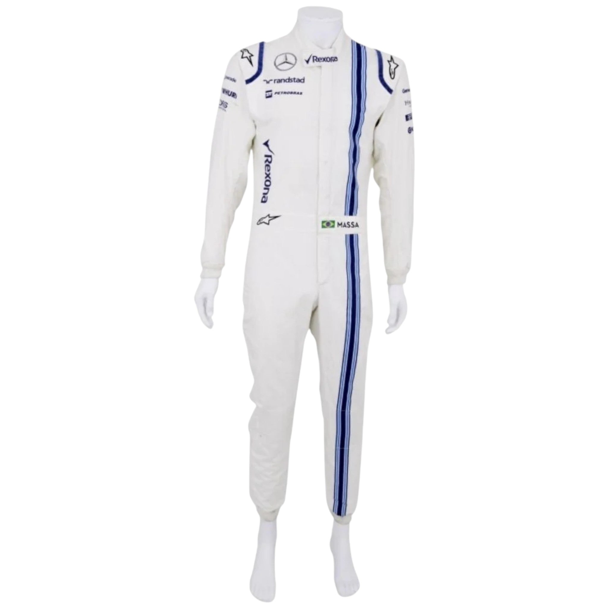 Felipe Massa 2015 Williams F1 Race Suit product view - Grand Flex Racewear
