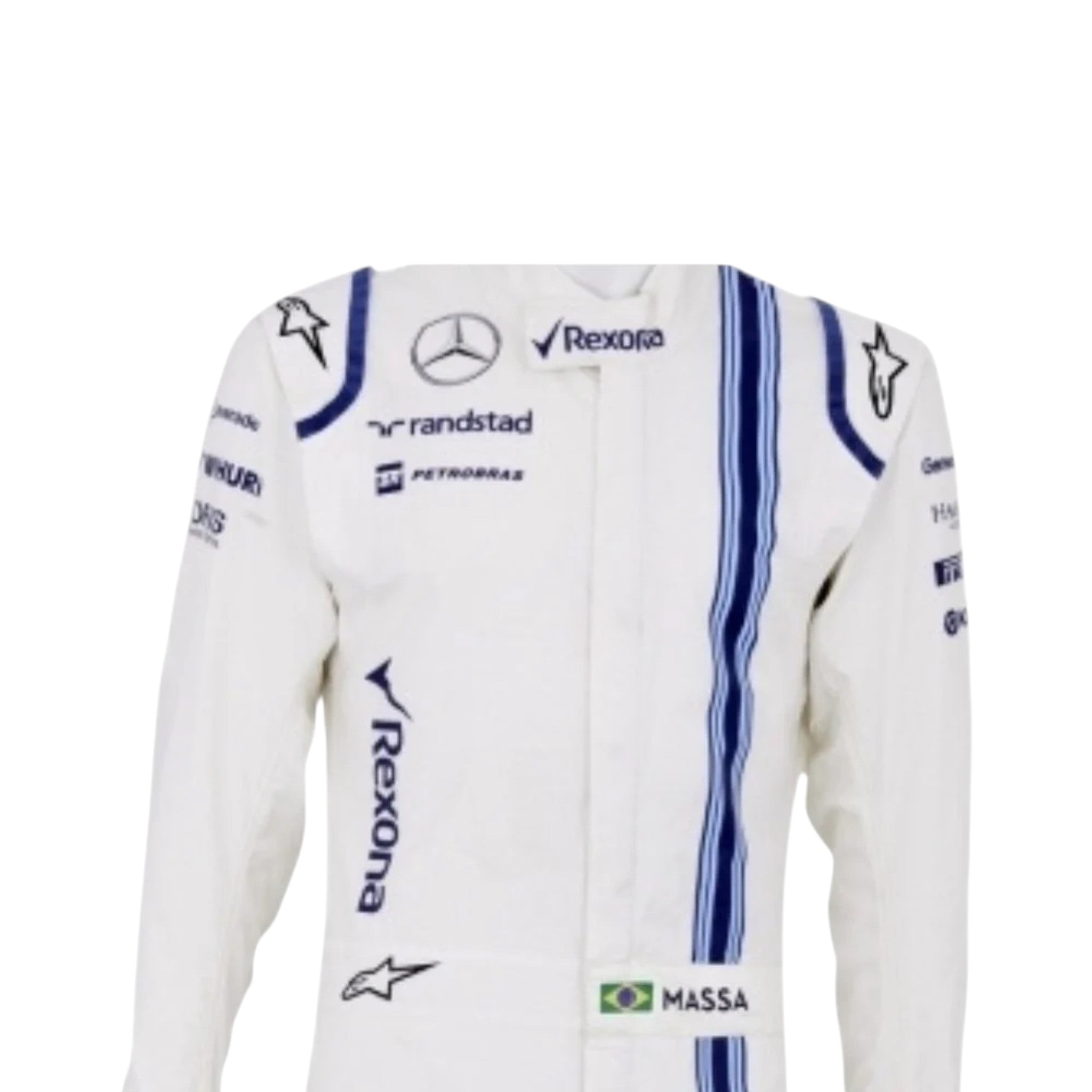 Felipe Massa 2015 Williams F1 Race Suit detail view 3 - Grand Flex Racewear