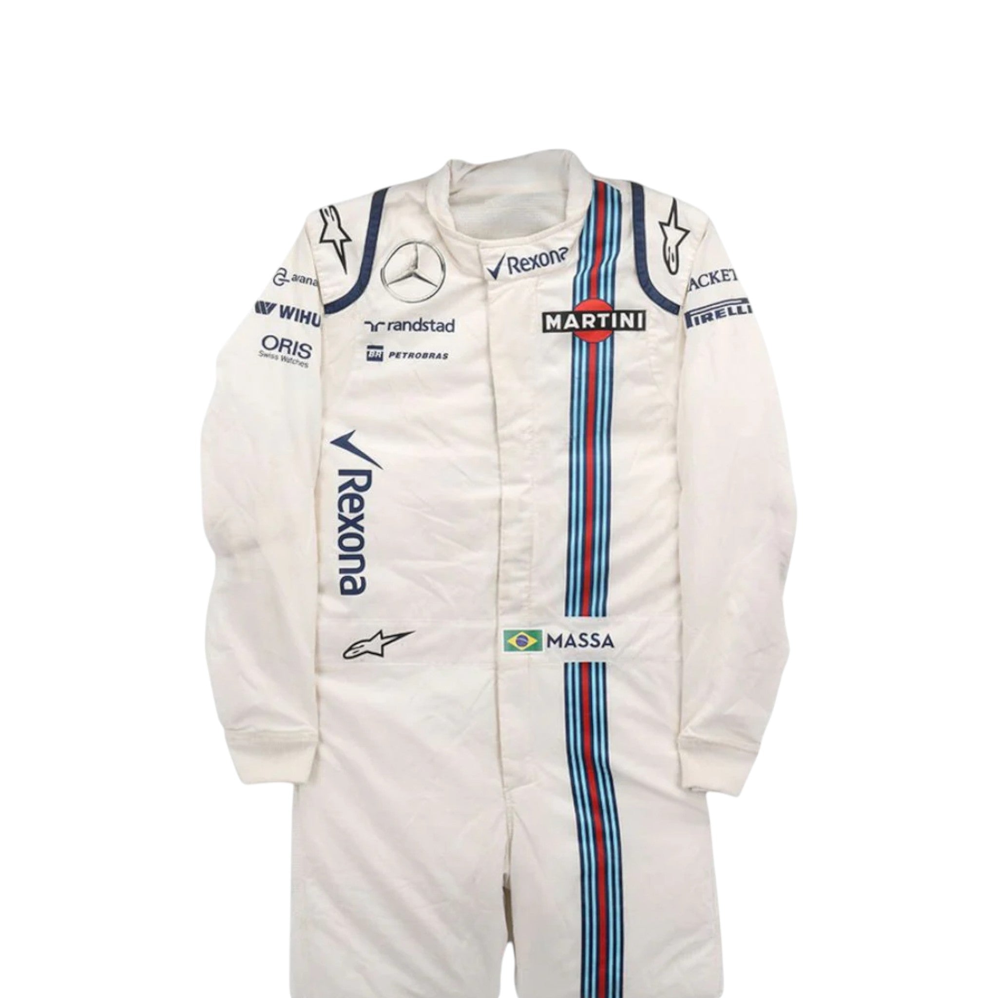Felipe Massa 2016 Williams F1 Race Suit product view - Grand Flex Racewear