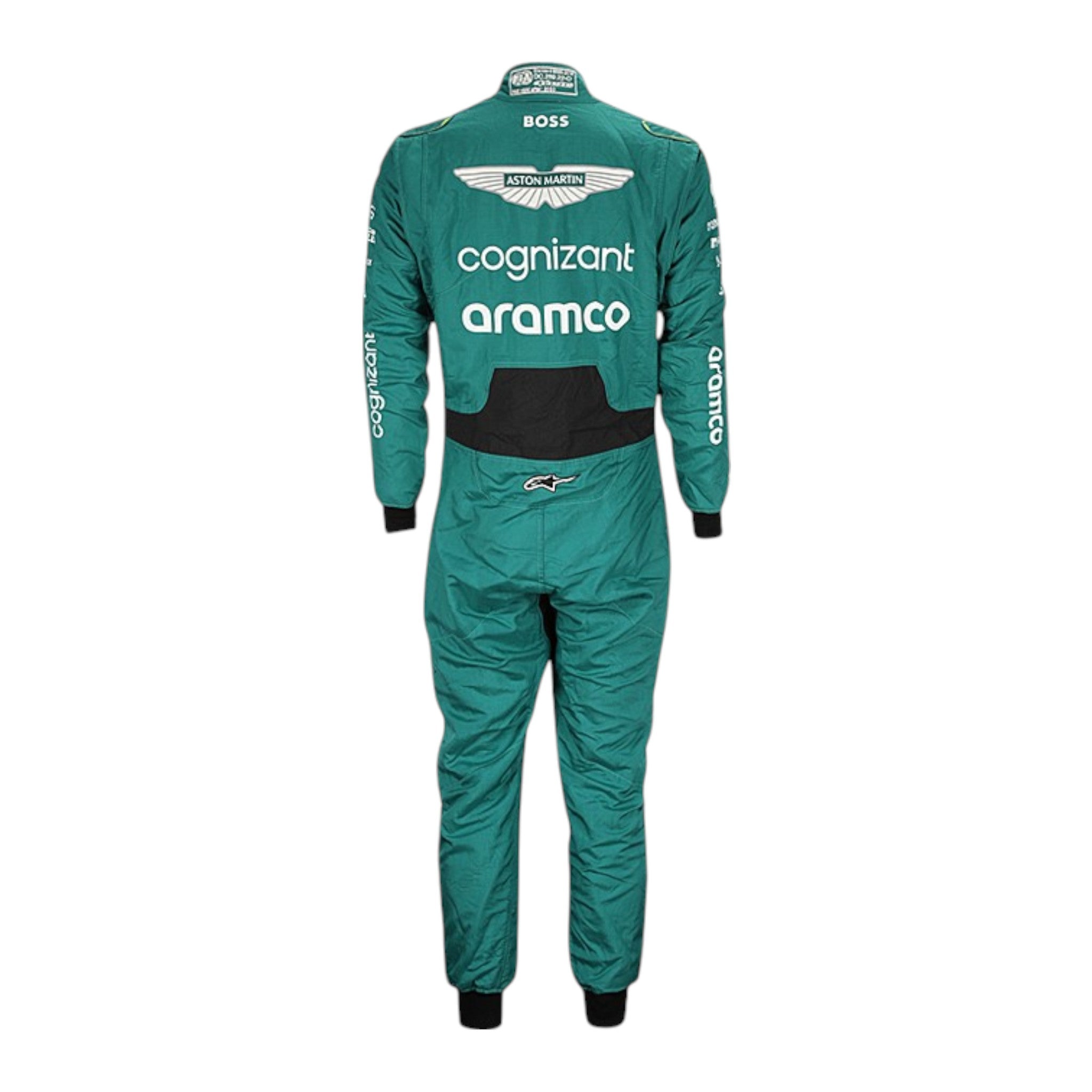 Fernando Alonso 2023 Aston Martin F1 Race Suit detail view 4 - Grand Flex Racewear