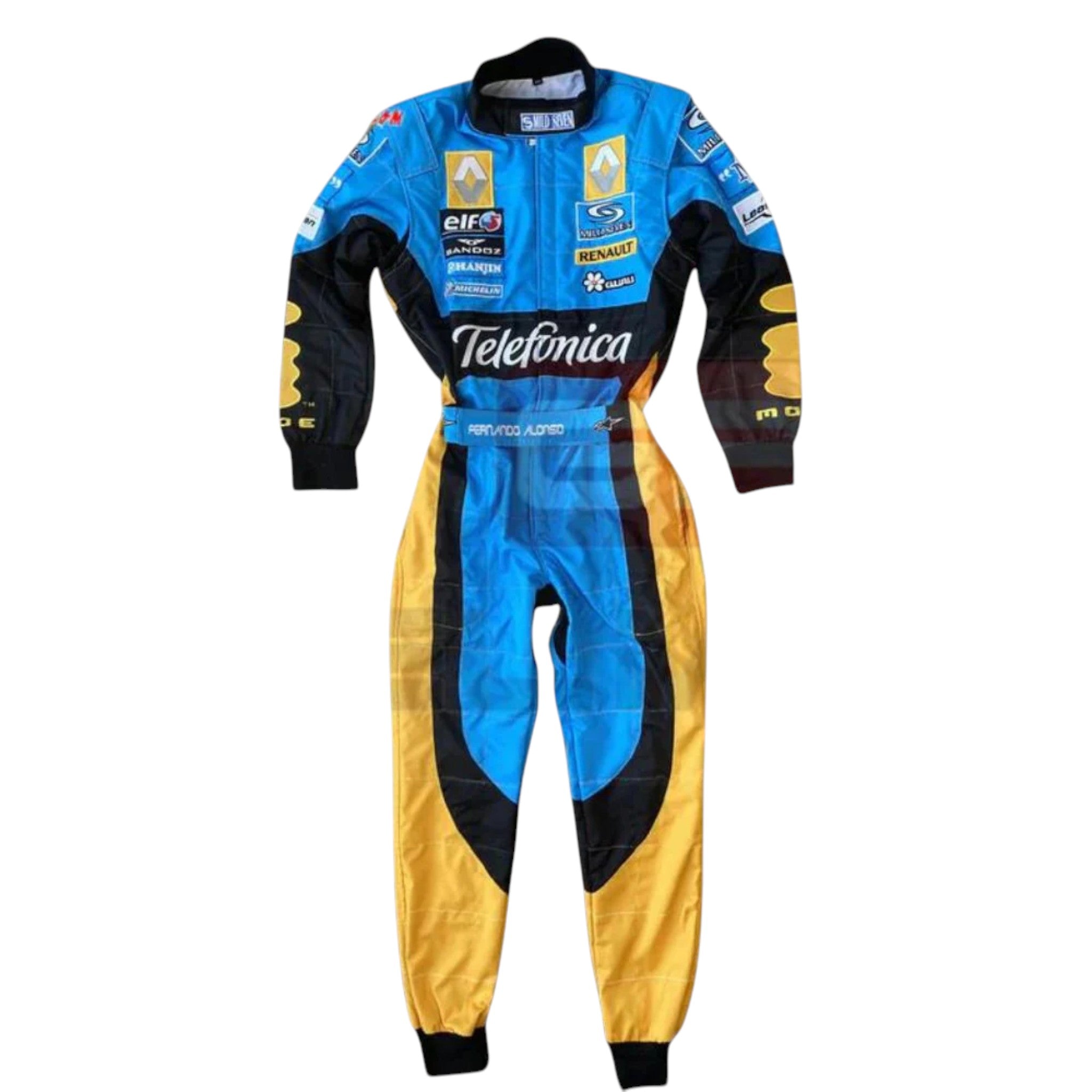 Fernando Alonso 2006 Renault F1 Race Suit product view - Grand Flex Racewear