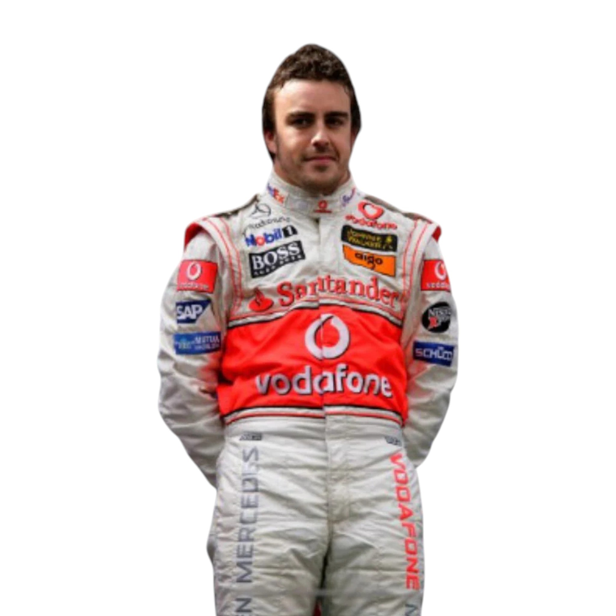 Fernando Alonso 2007 Mclaren F1 Race Suit product view - Grand Flex Racewear