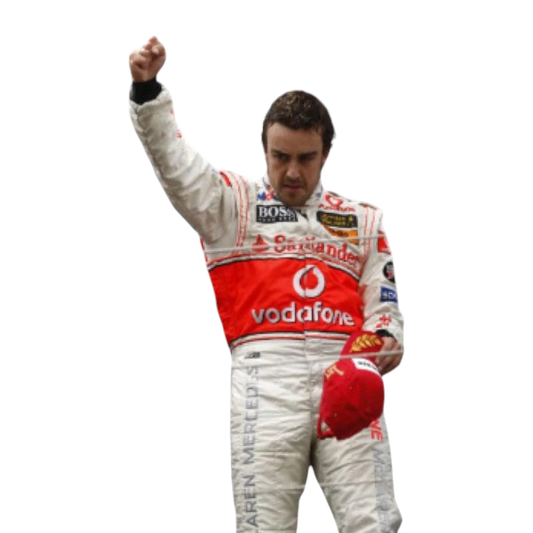 Fernando Alonso 2007 Mclaren F1 Race Suit detail view 2 - Grand Flex Racewear