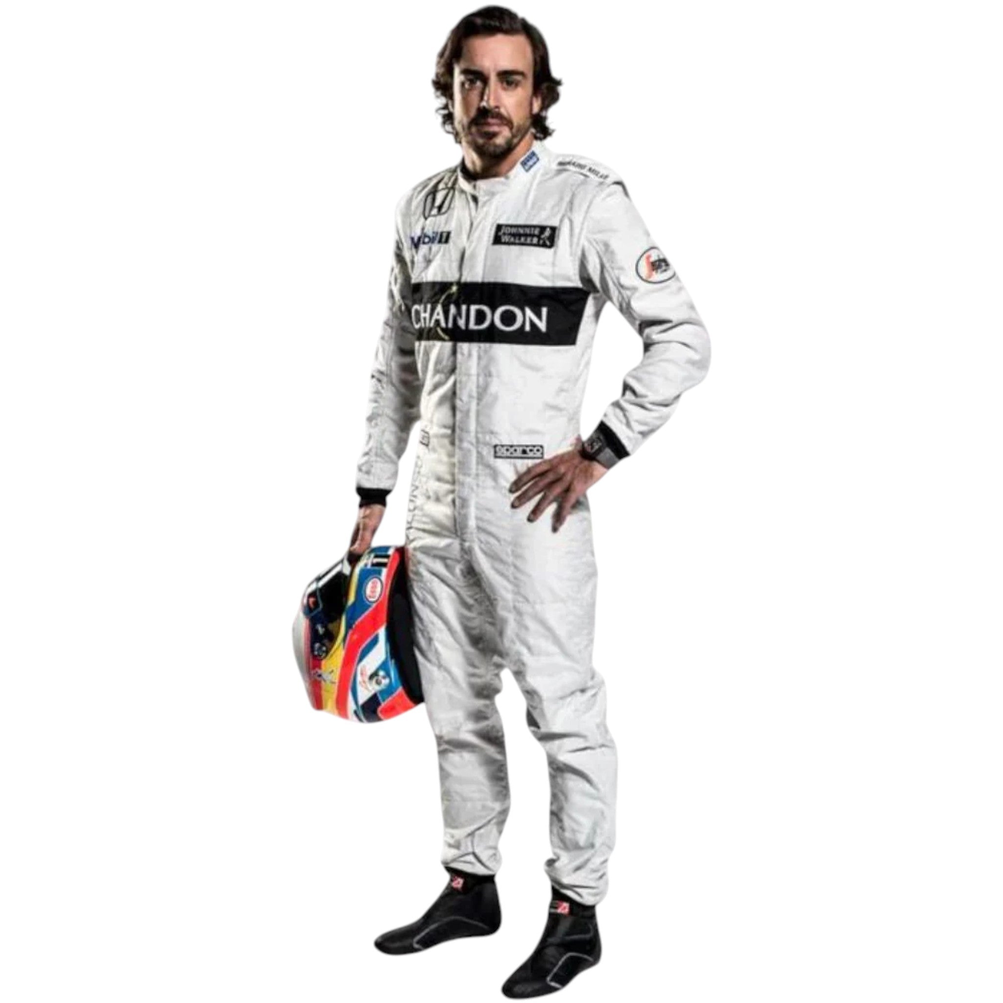 Fernando Alonso 2016 Mclaren F1 Race Suit product view - Grand Flex Racewear