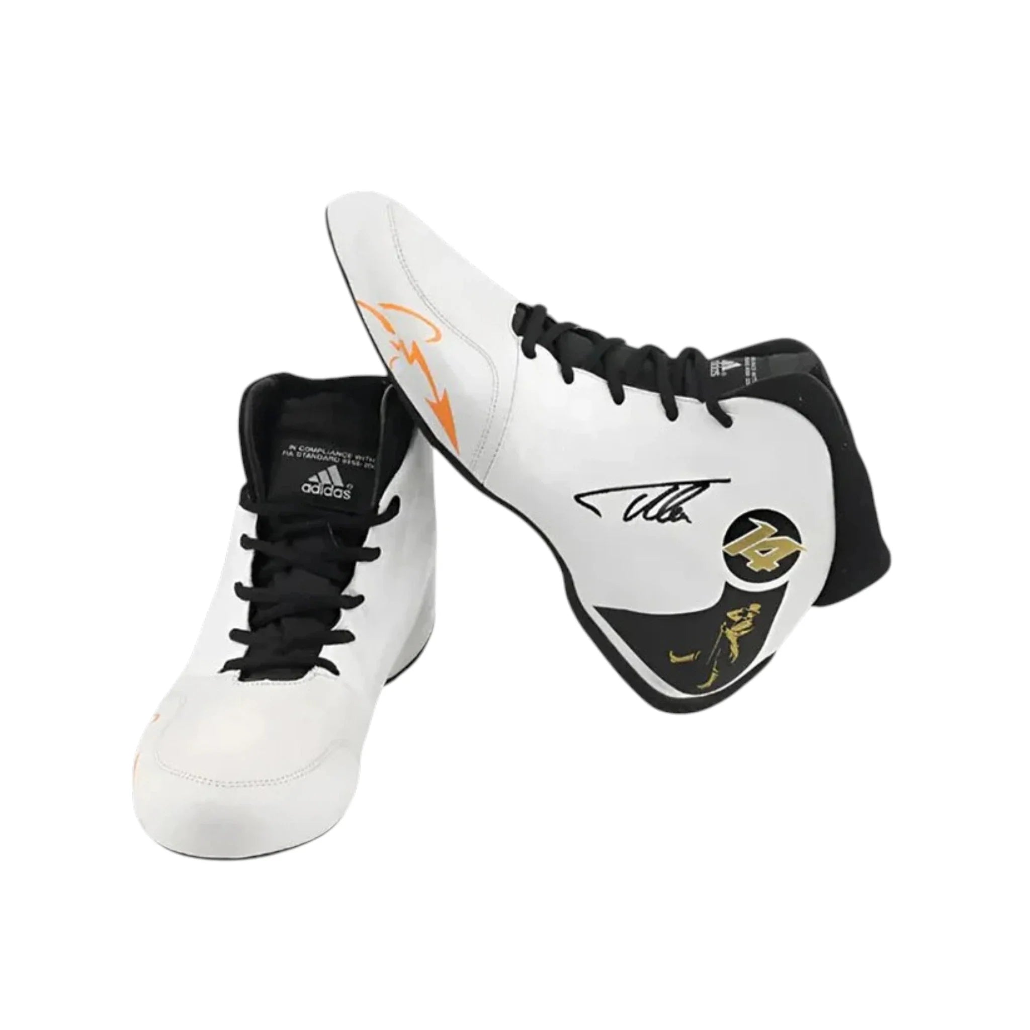 Fernando Alonso 2017 Mclaren F1 Racing Shoes detail view 2 - Grand Flex Racewear