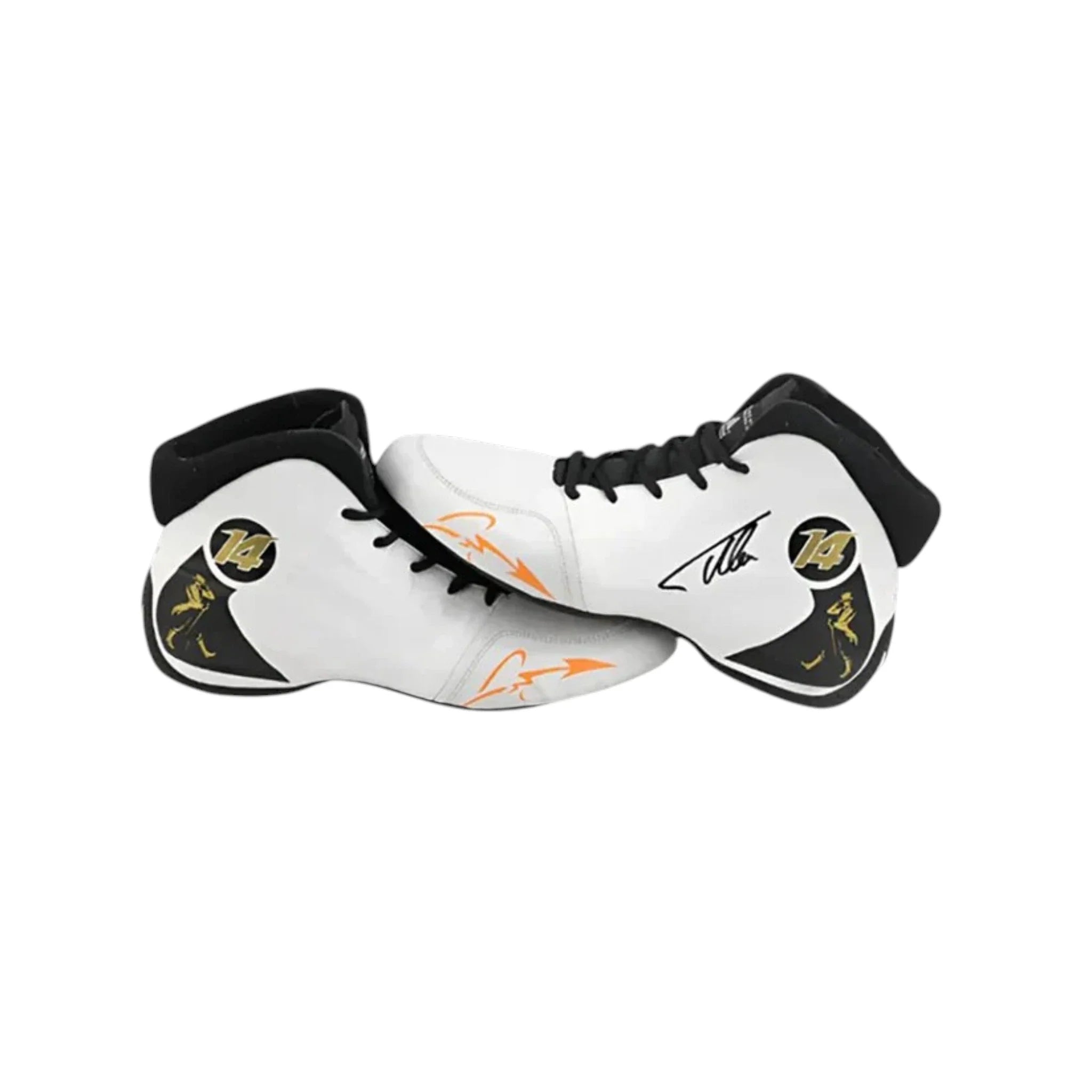 Fernando Alonso 2017 Mclaren F1 Racing Shoes detail view 3 - Grand Flex Racewear