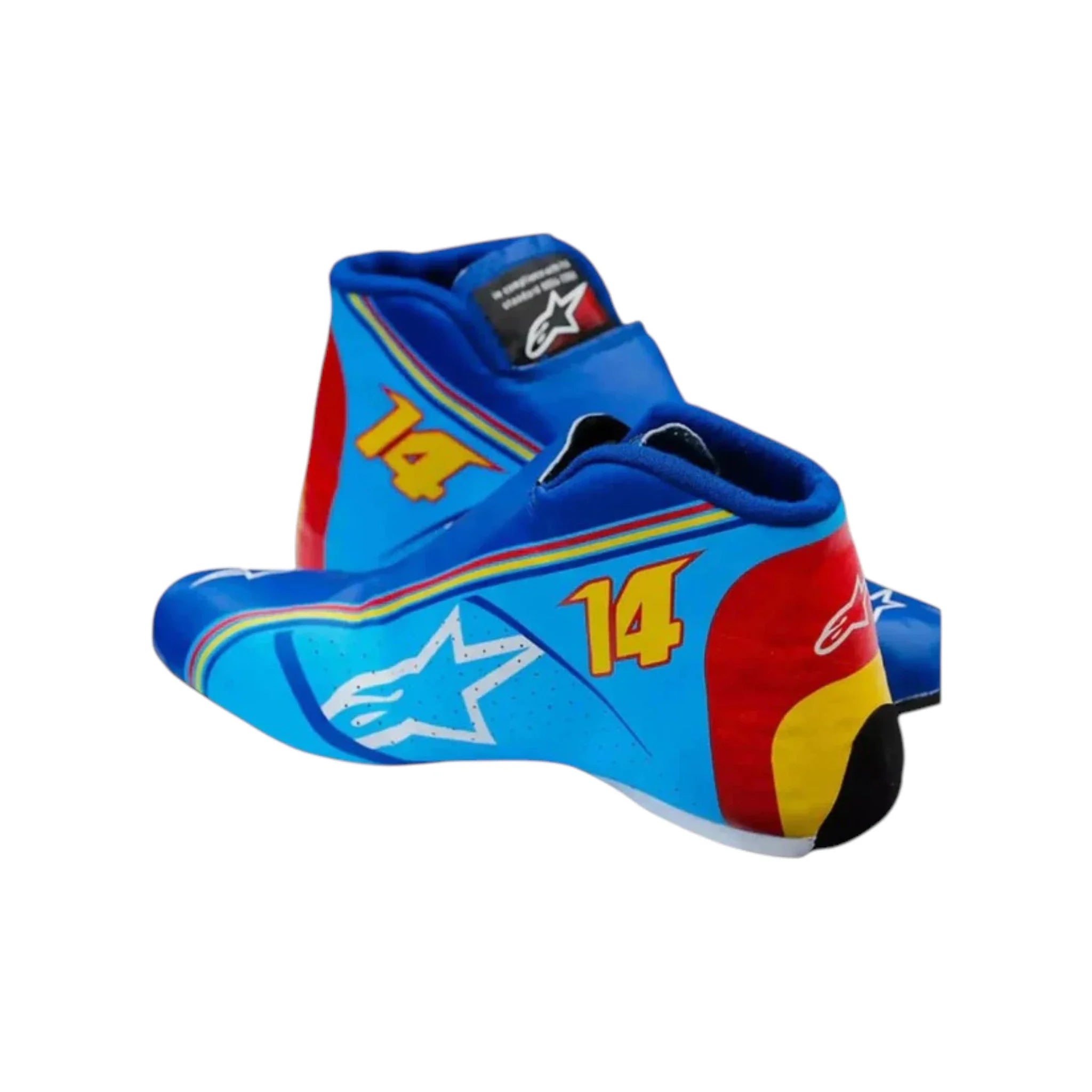 Fernando Alonso 2018 Mclaren 300GP Round 7 F1 Racing Shoes product view - Grand Flex Racewear