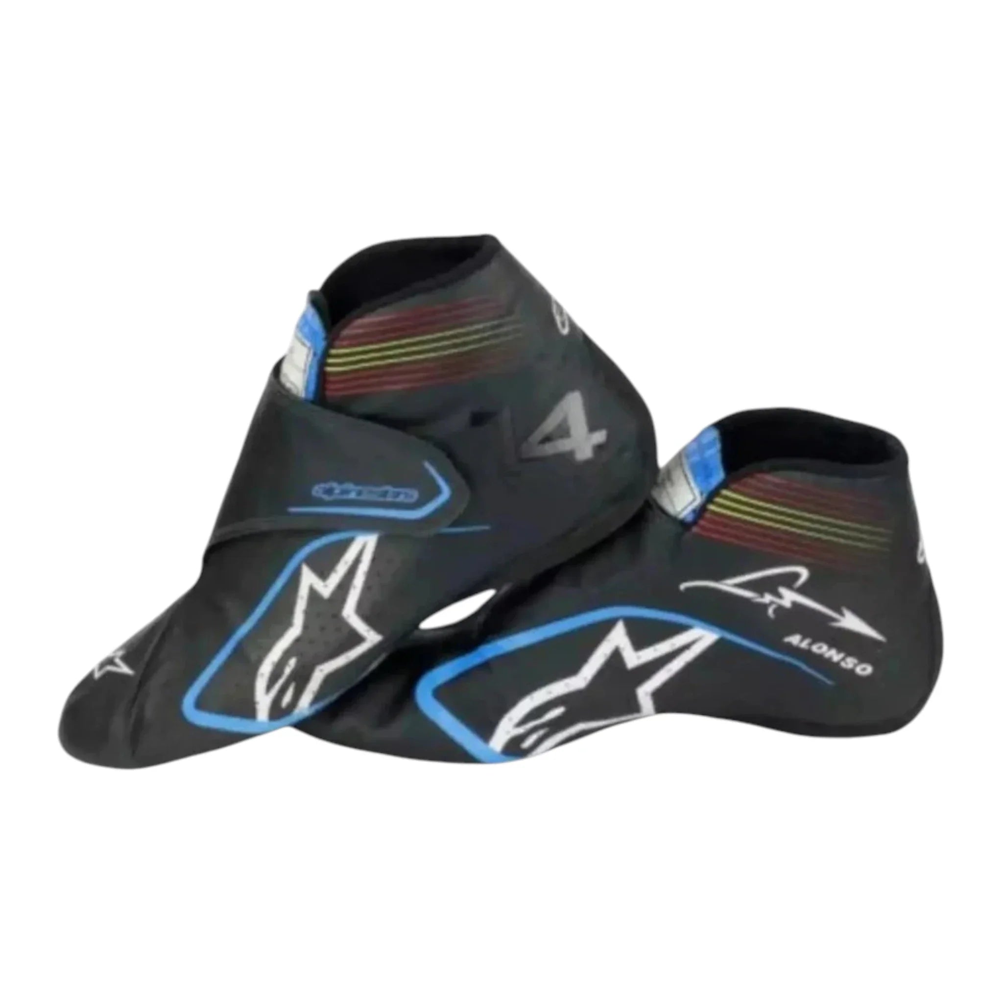 Fernando Alonso 2021 Alpine F1 Racing Shoes detail view 2 - Grand Flex Racewear