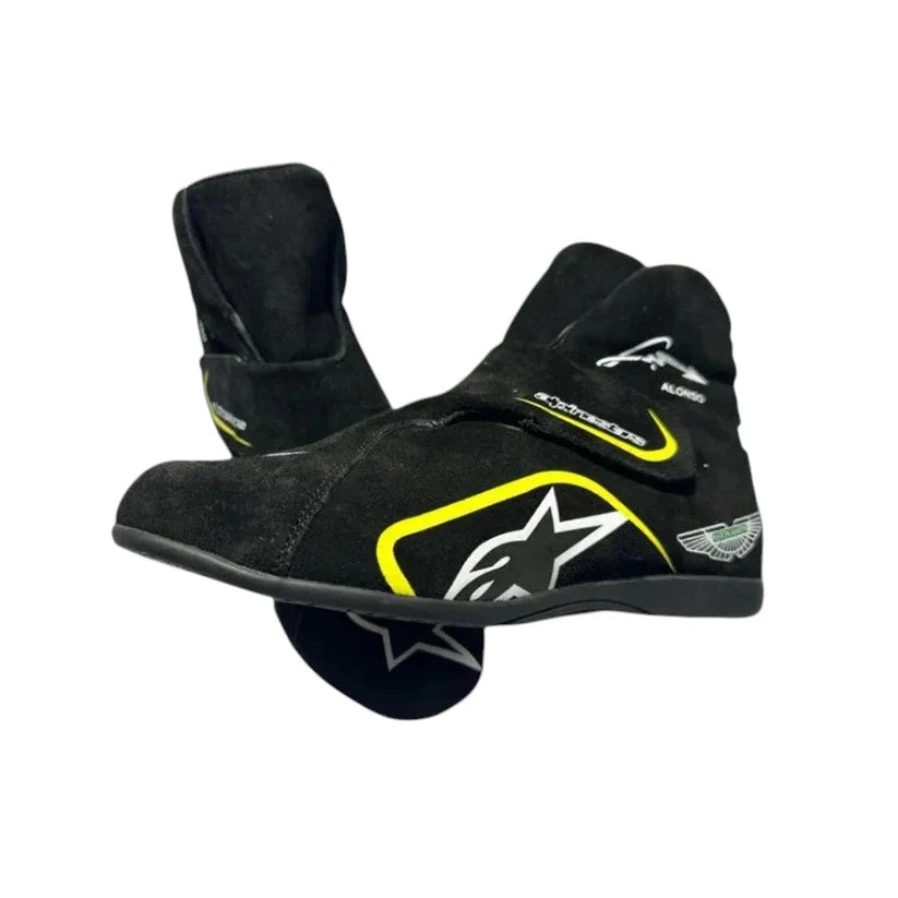 Fernando Alonso 2023 Aston Martin F1 Racing Shoes detail view 2 - Grand Flex Racewear