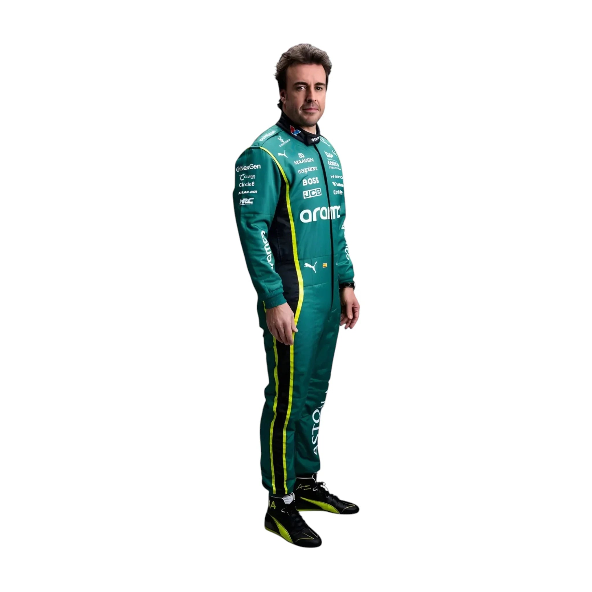 Fernando Alonso 2026 Aston Martin F1 Race Suit detail view 2 - Grand Flex Racewear