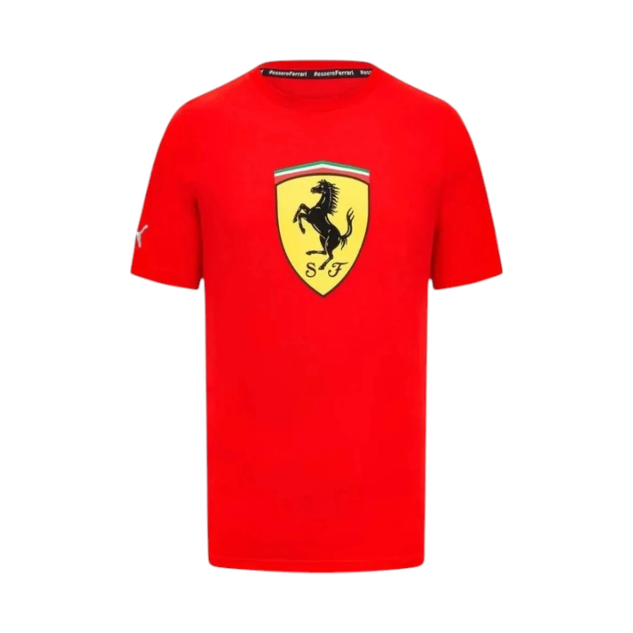Ferrari Shield F1 Racing T-Shirt product view - Grand Flex Racewear