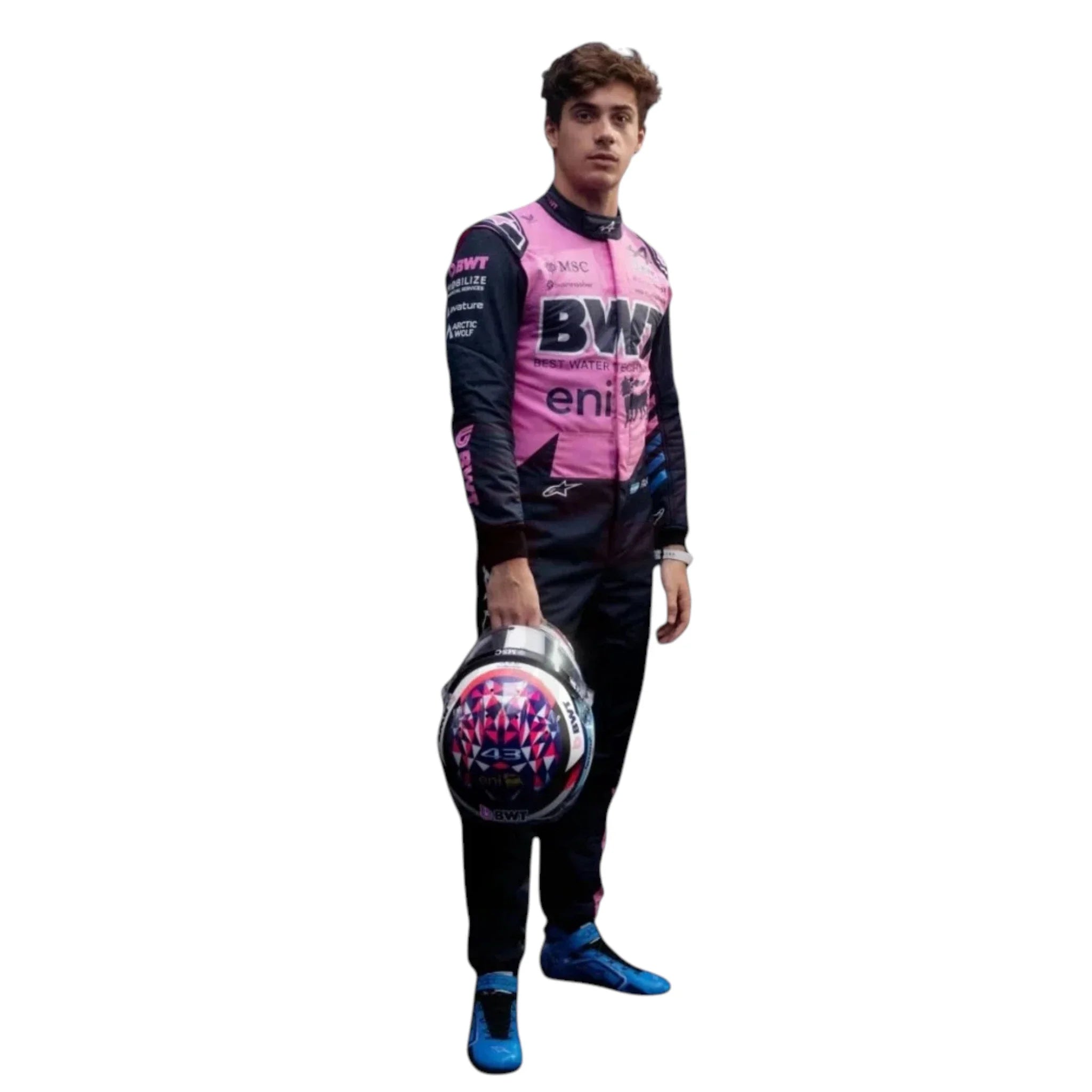 Franco Colapinto 2026 Alpine F1 Race Suit detail view 2 - Grand Flex Racewear