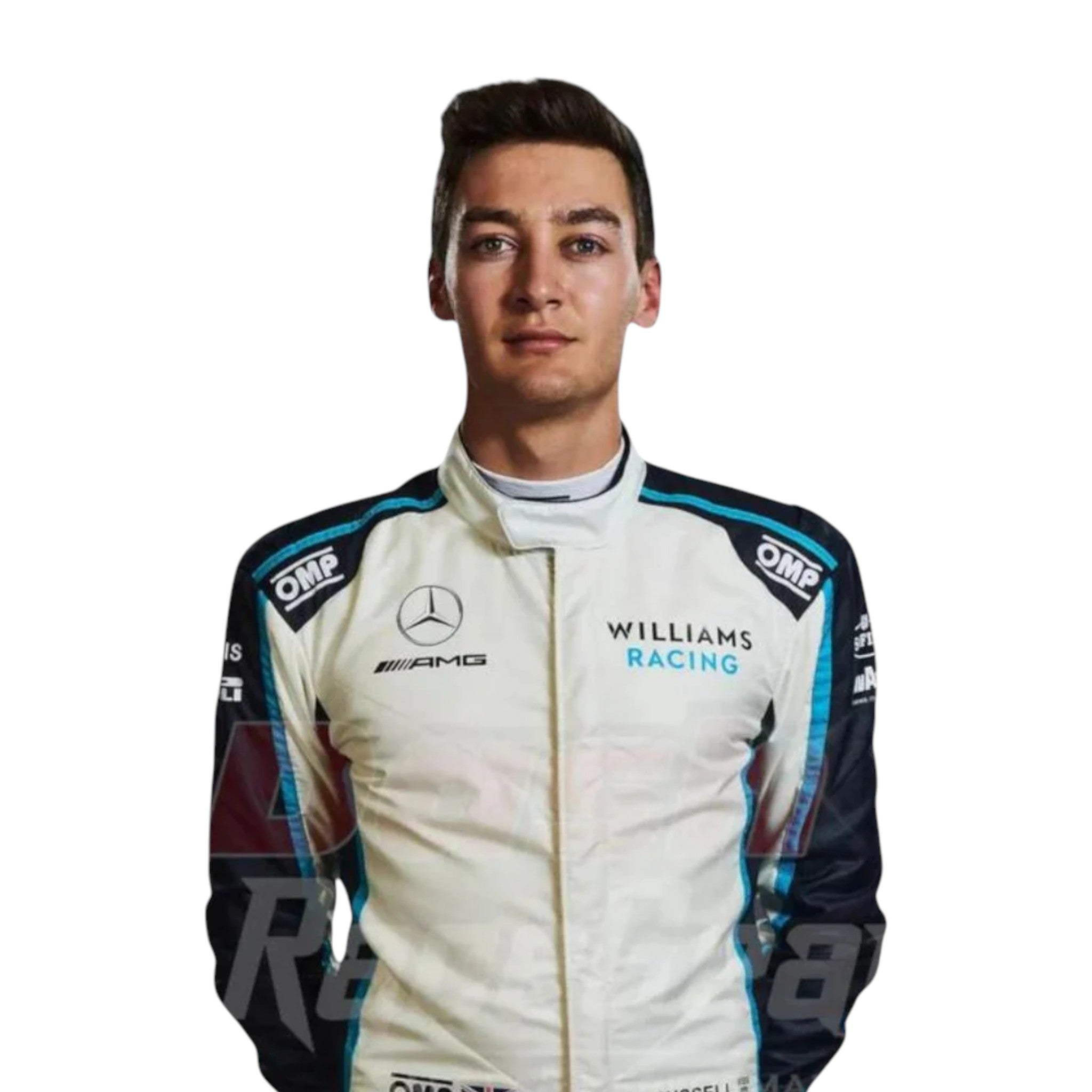 George Russell 2021 Williams F1 Race Suit detail view 2 - Grand Flex Racewear