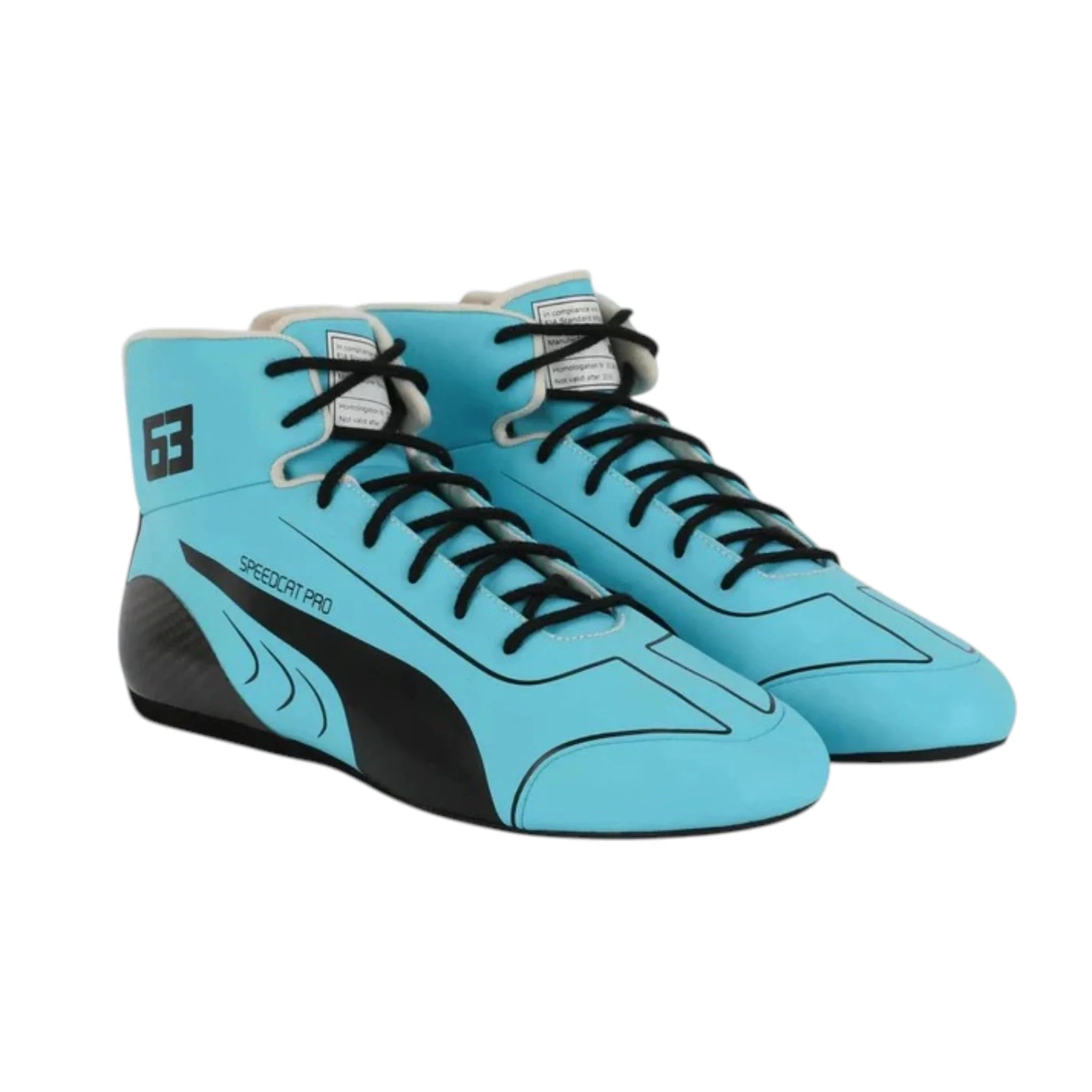 George Russell 2024 Mercedes-AMG Petronas F1 Racing Shoes product view - Grand Flex Racewear