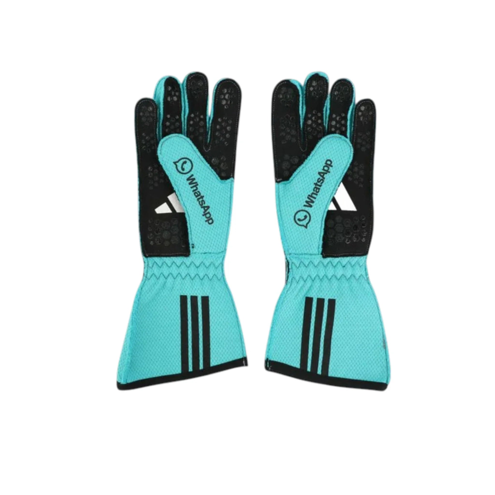 George Russell 2025 Mercedes-AMG Petronas F1 Racing Gloves detail view 2 - Grand Flex Racewear