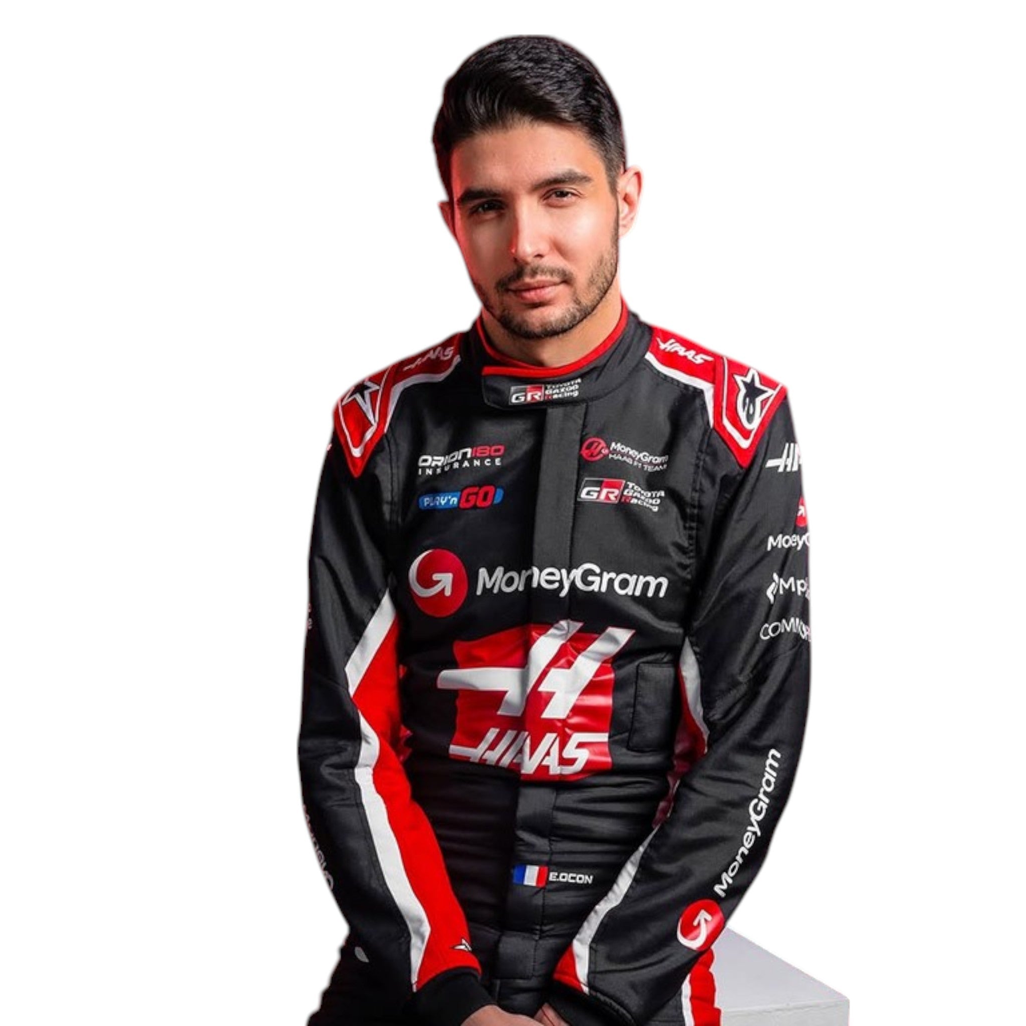 Esteban Ocon 2025 Haas F1 Race Suit detail view 3 - Grand Flex Racewear