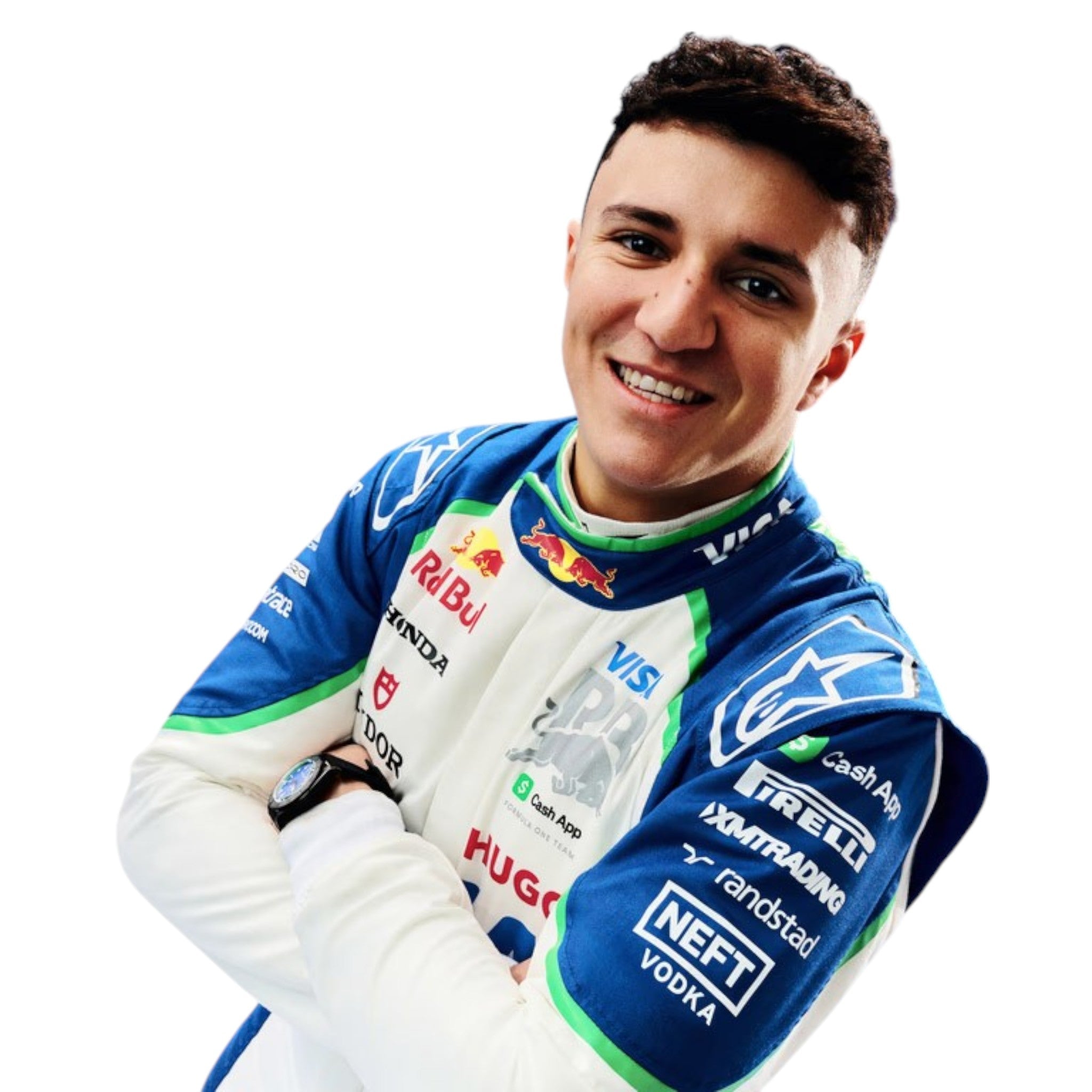 Isac Hadjar 2025 Racing Bulls F1 Race Suit detail view 2 - Grand Flex Racewear