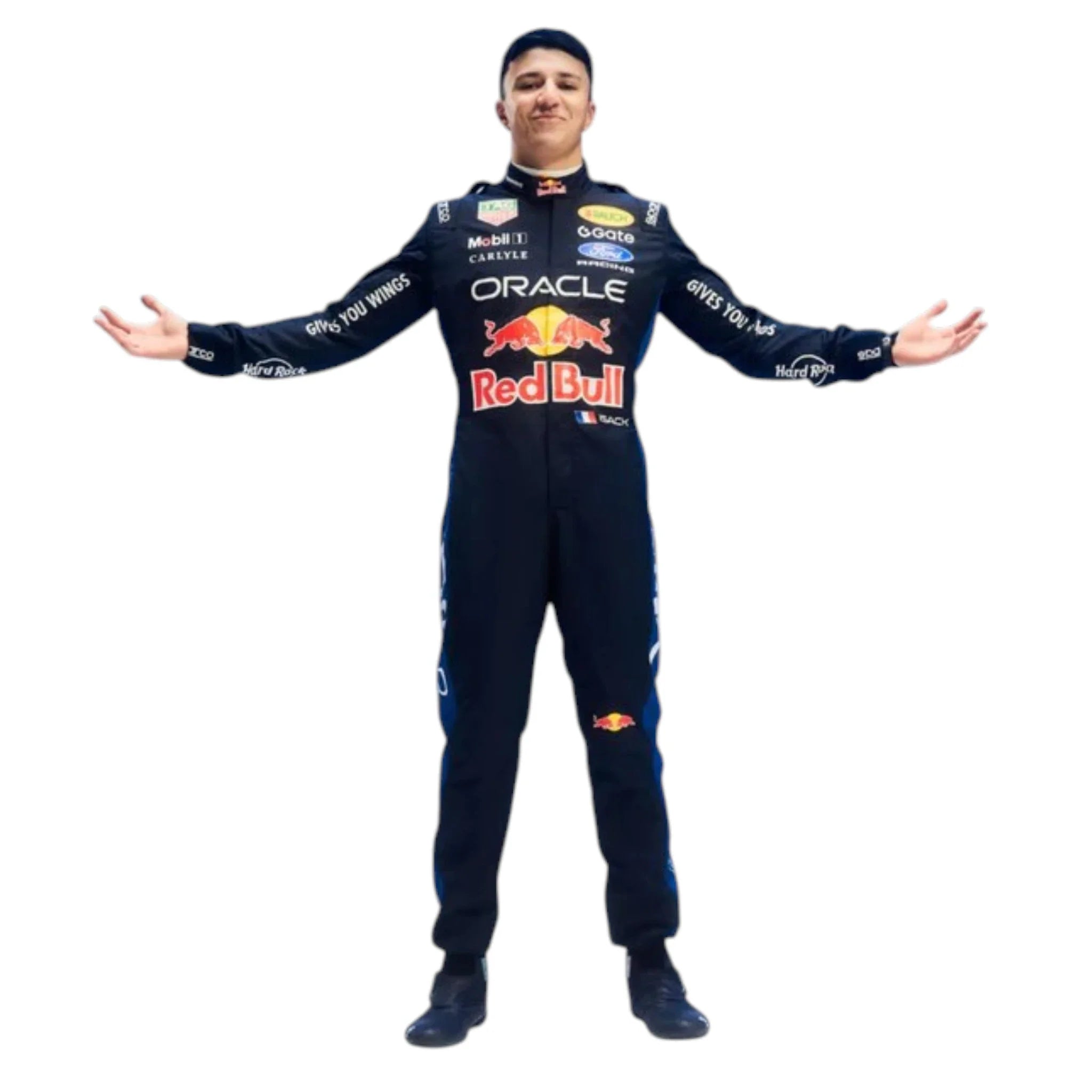 Isack Hadjar 2026 Red Bull F1 Race Suit detail view 3 - Grand Flex Racewear