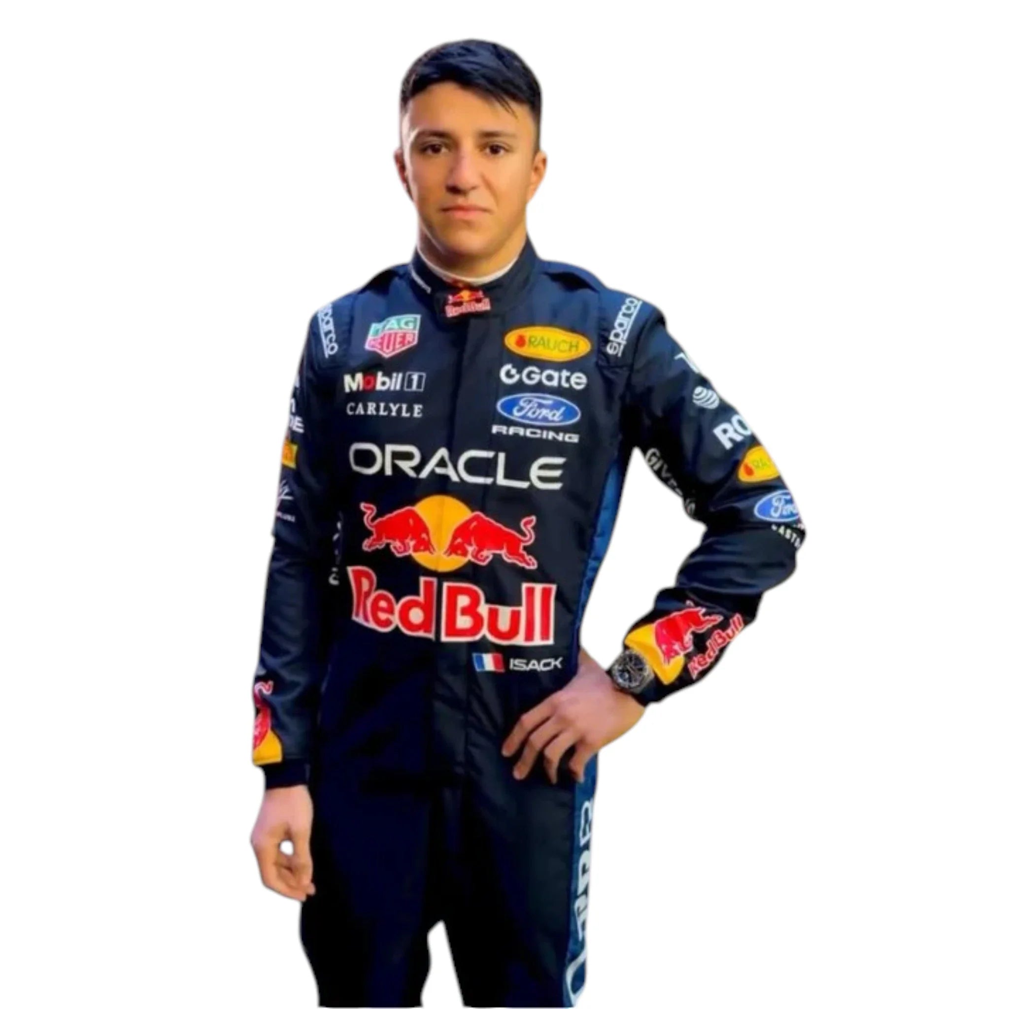 Isack Hadjar 2026 Red Bull F1 Race Suit detail view 6 - Grand Flex Racewear