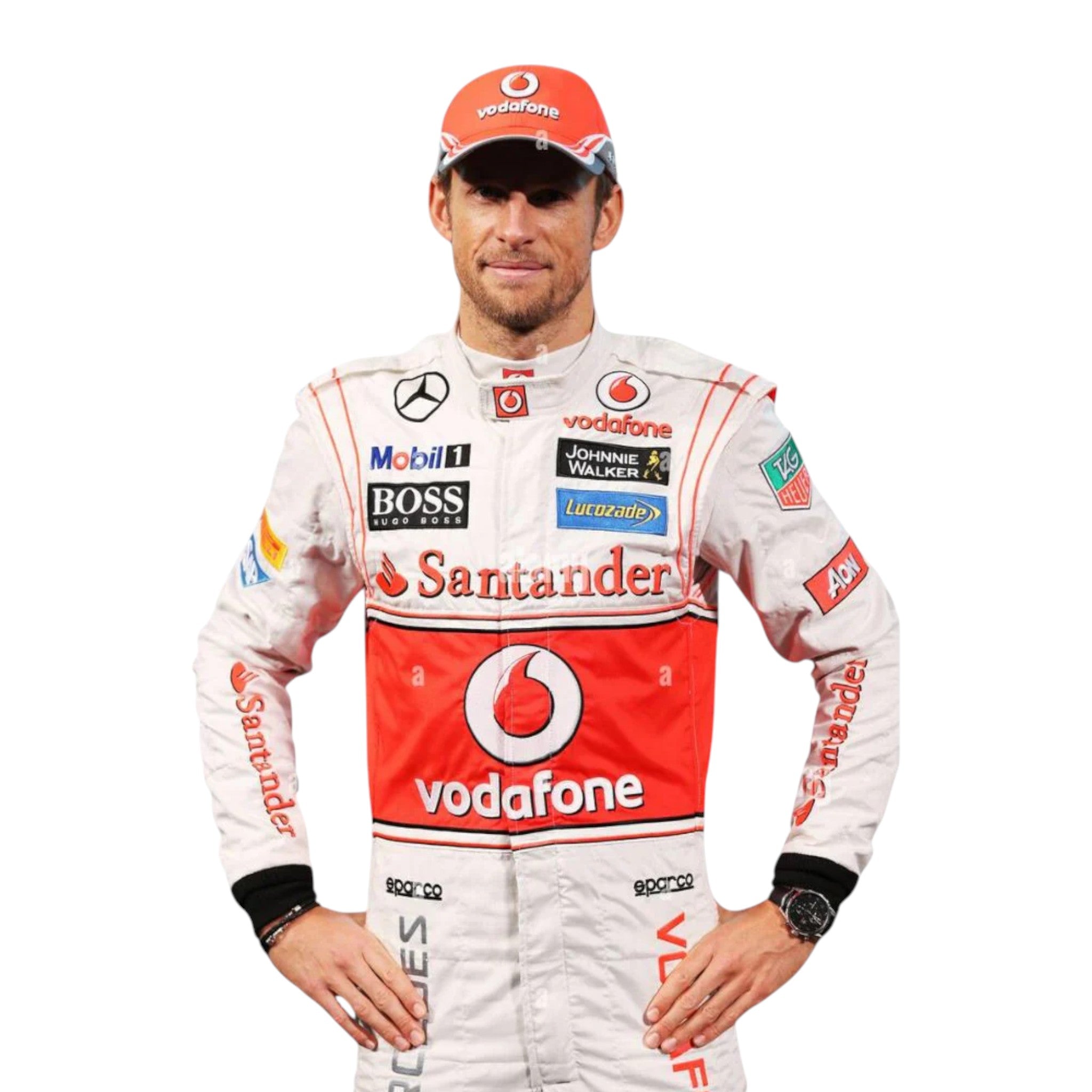 Jenson Button 2013 Mclaren F1 Race Suit product view - Grand Flex Racewear