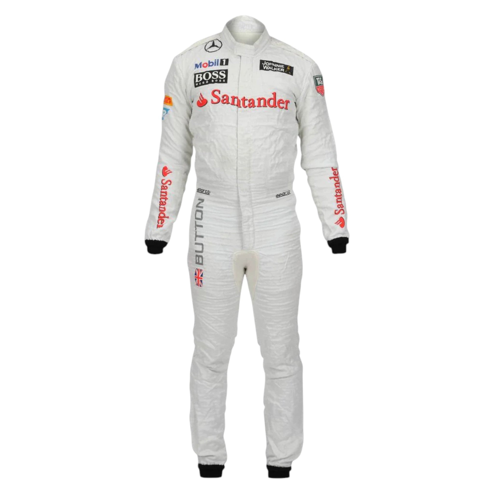 Jenson Button 2014 Mclaren F1 Race Suit product view - Grand Flex Racewear