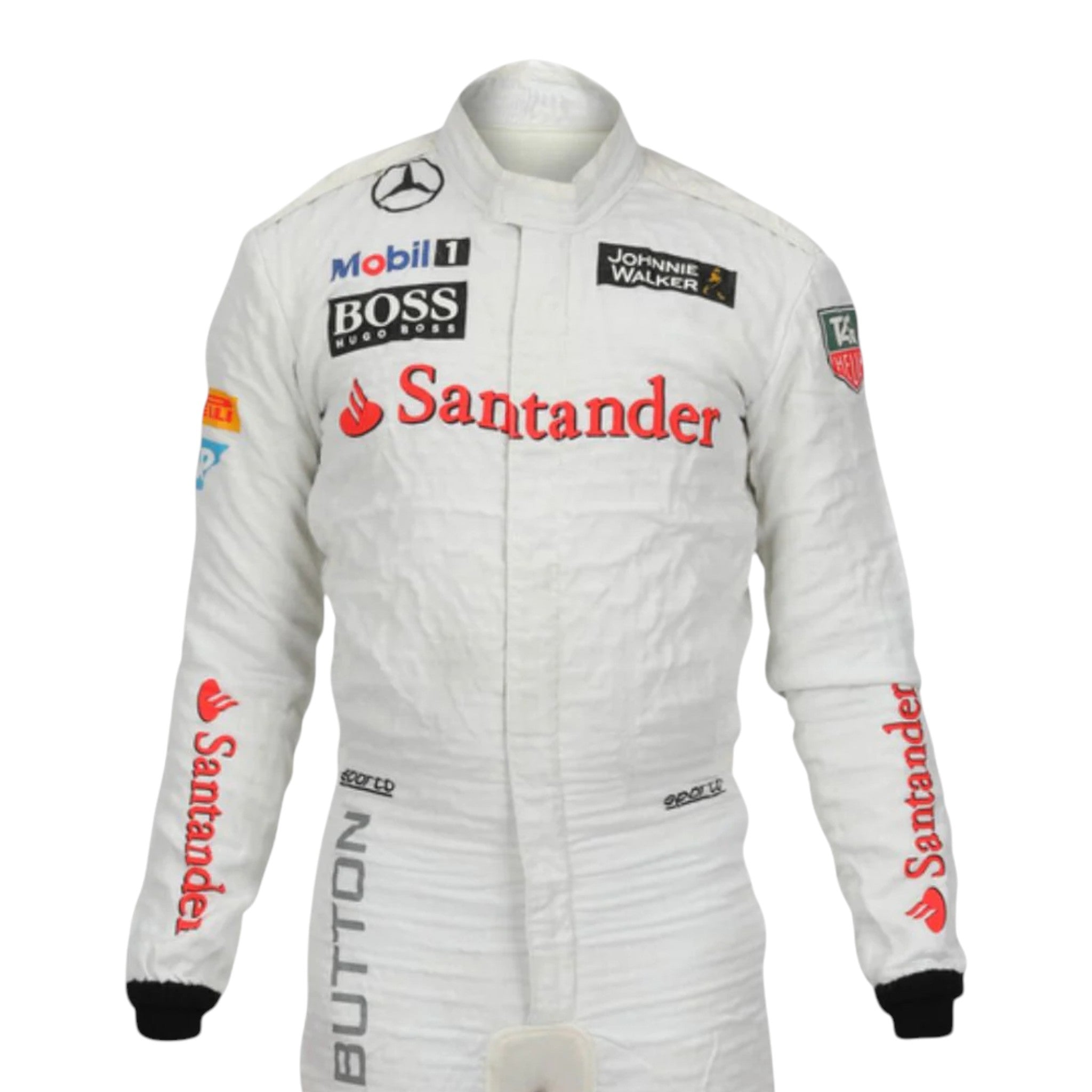 Jenson Button 2014 Mclaren F1 Race Suit detail view 2 - Grand Flex Racewear