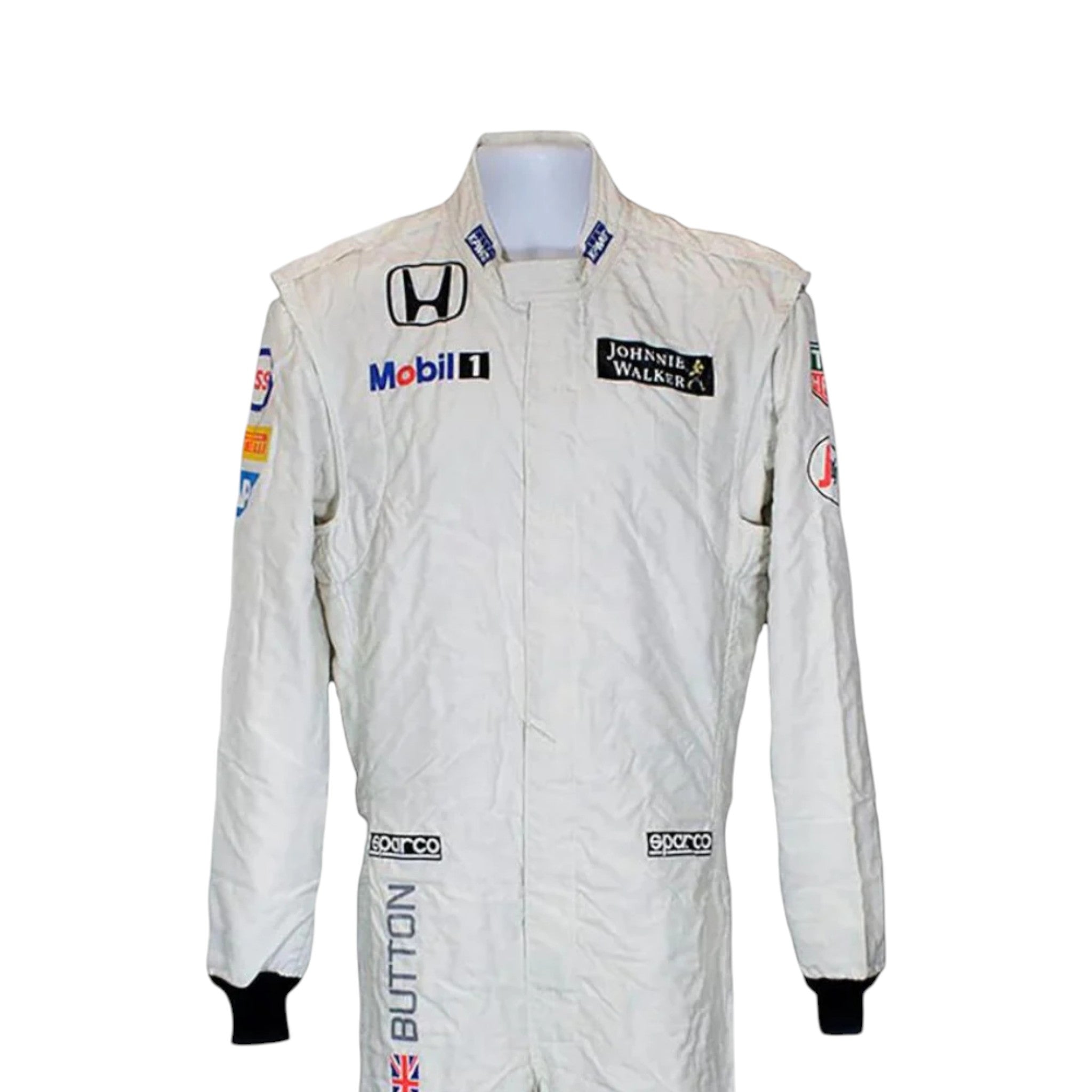 Jenson Button 2015 Mclaren F1 Race Suit product view - Grand Flex Racewear