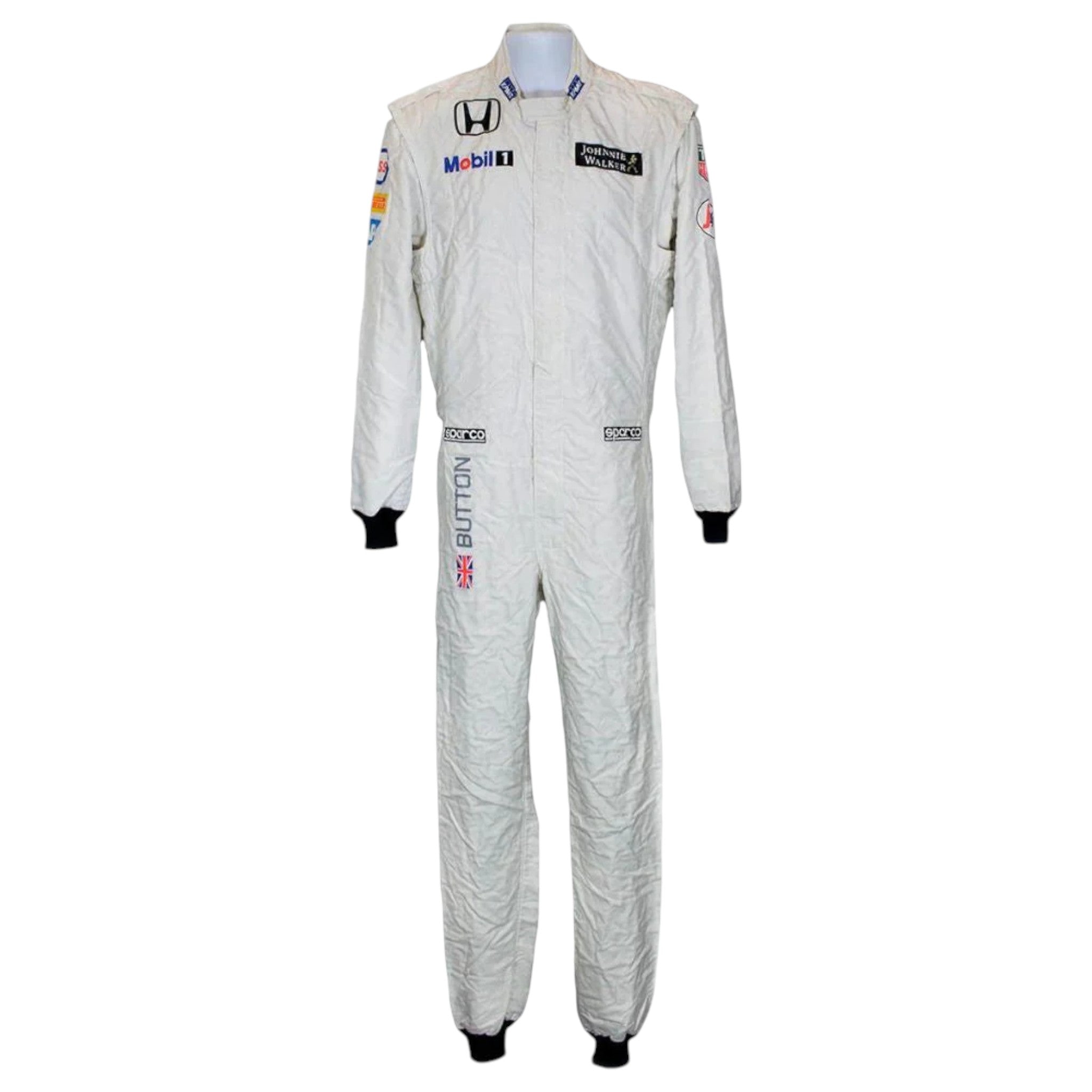 Jenson Button 2015 Mclaren F1 Race Suit detail view 2 - Grand Flex Racewear