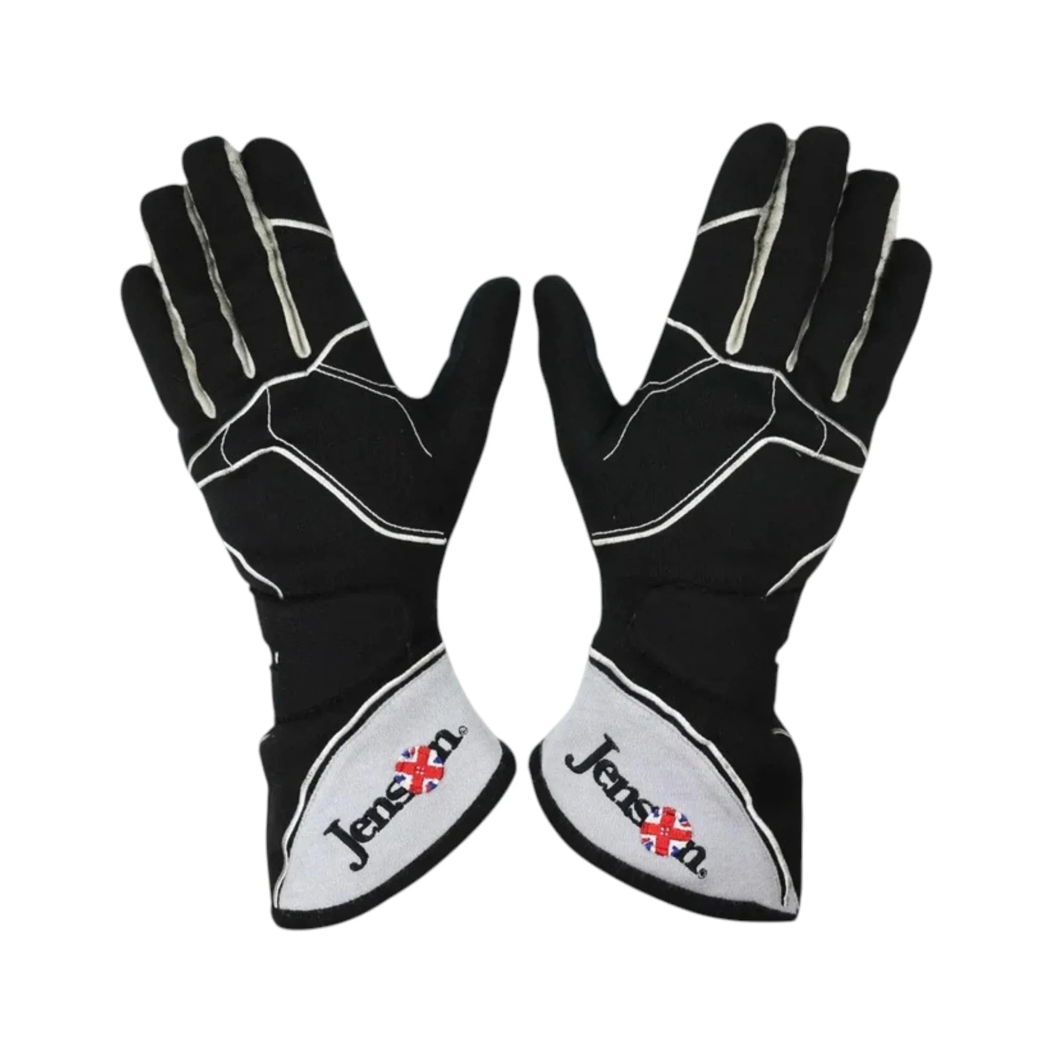 Jenson Button 2015 Mclaren F1 Racing Gloves product view - Grand Flex Racewear
