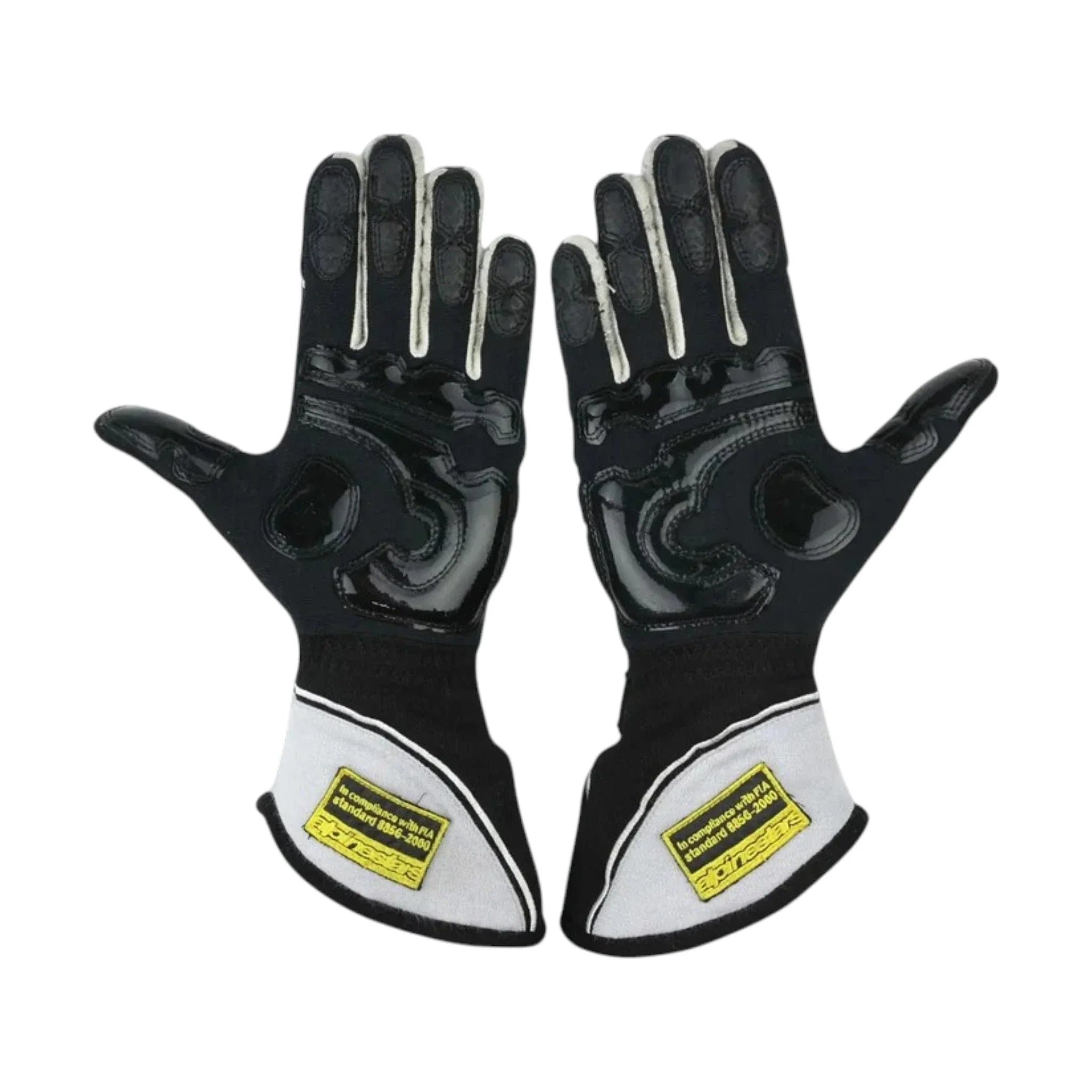 Jenson Button 2015 Mclaren F1 Racing Gloves detail view 2 - Grand Flex Racewear
